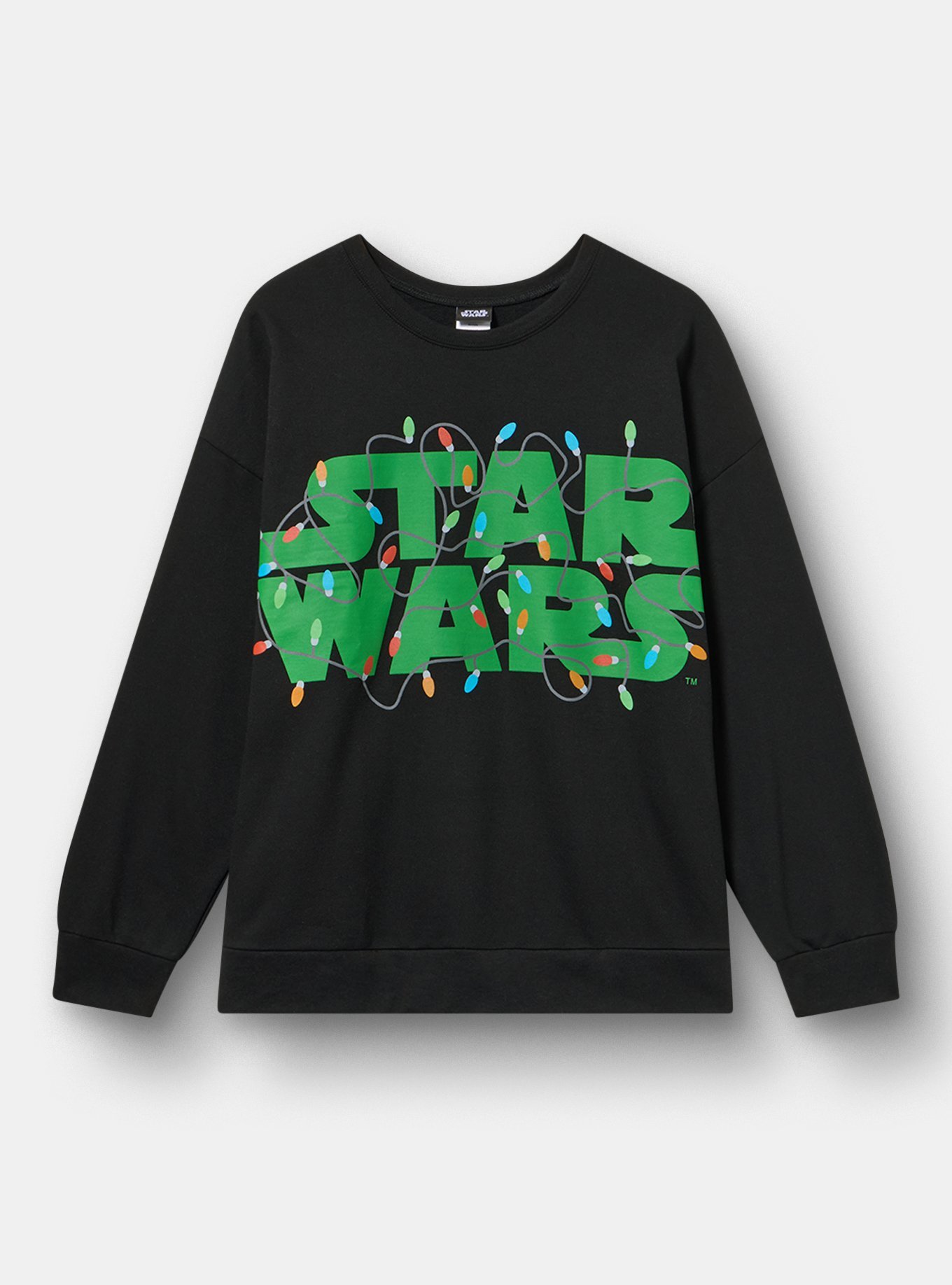 Star Wars Christmas Fleece Sweatshirt, DEEP BLACK, hi-res