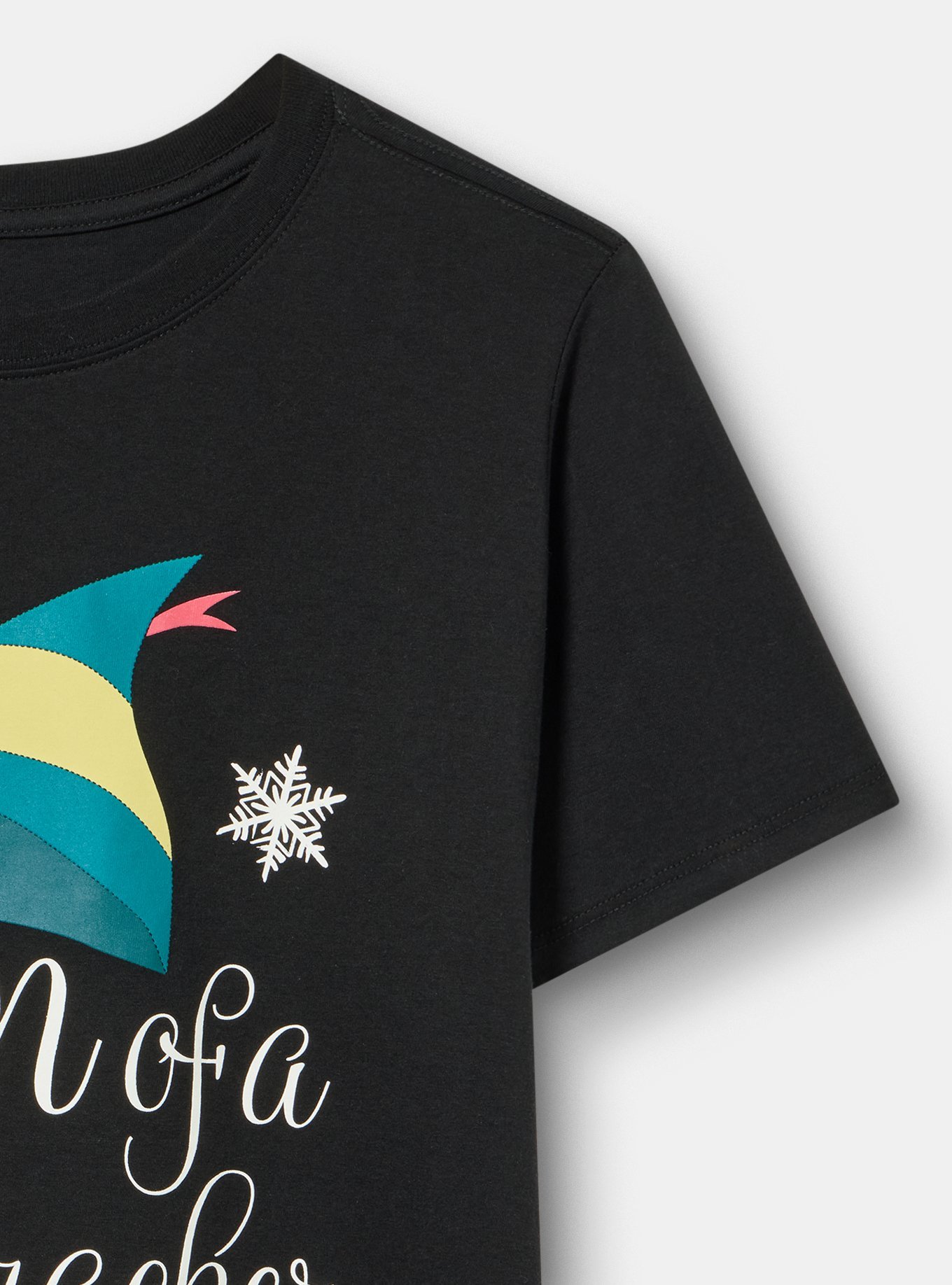Elf Classic Cotton Crew Tee, DEEP BLACK, alternate