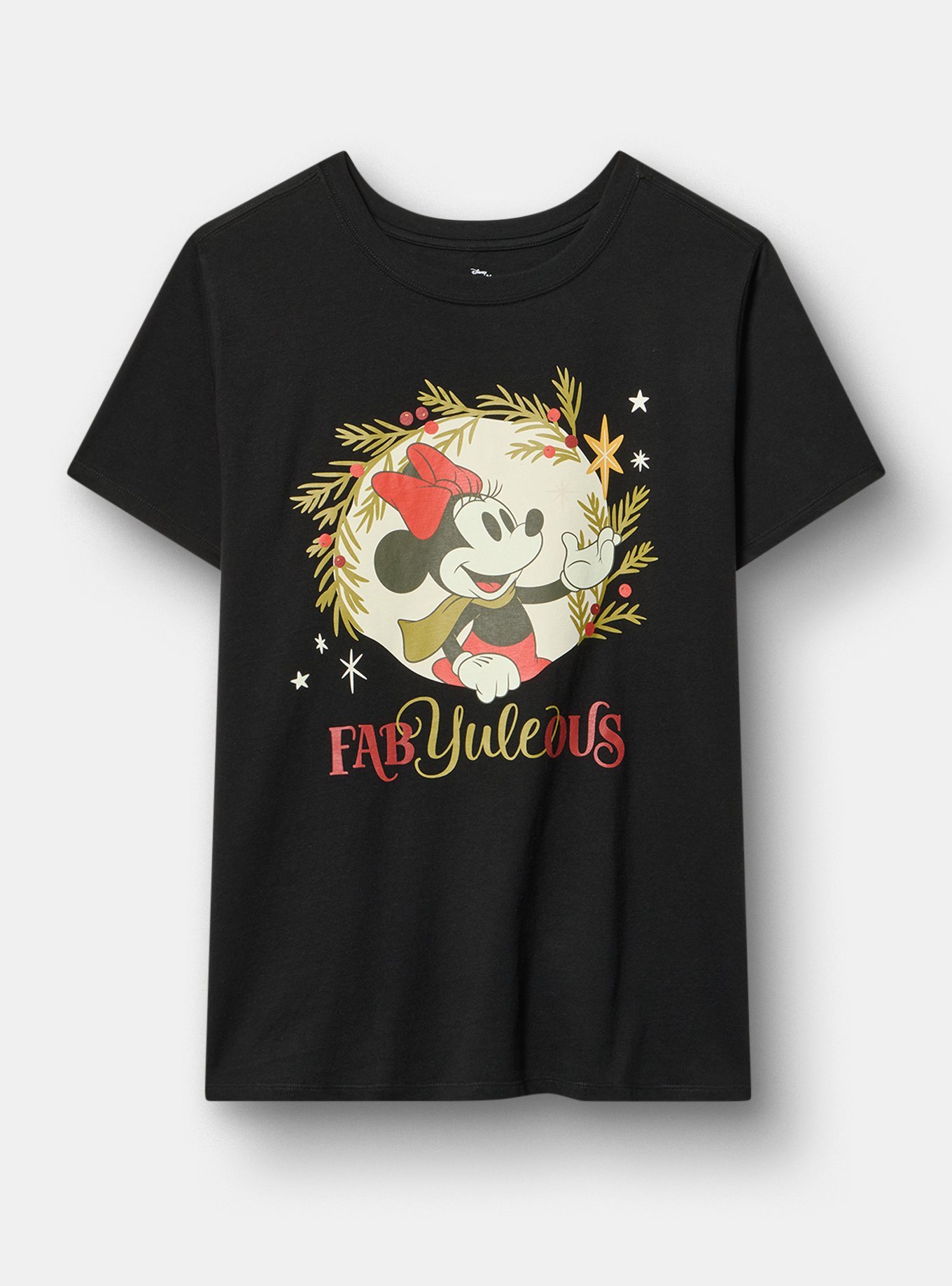Disney Minnie Mouse Christmas Classic Cotton Crew Tee