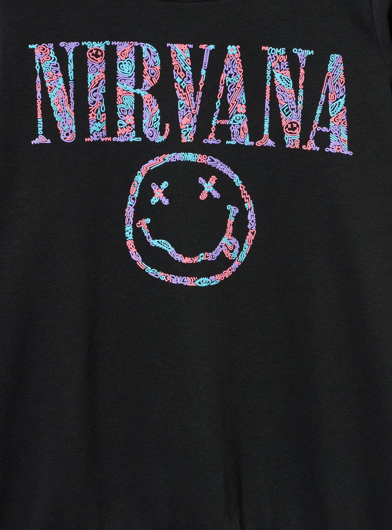 Nirvana Fleece Sweatshirt, DEEP BLACK, alternate