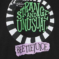 Beetlejuice Relaxed Fleece Sweatshirt, DEEP BLACK, swatch