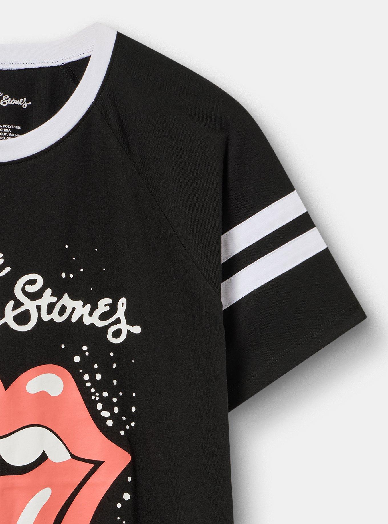 Rolling Stones Classic Varsity Tee, DEEP BLACK, alternate