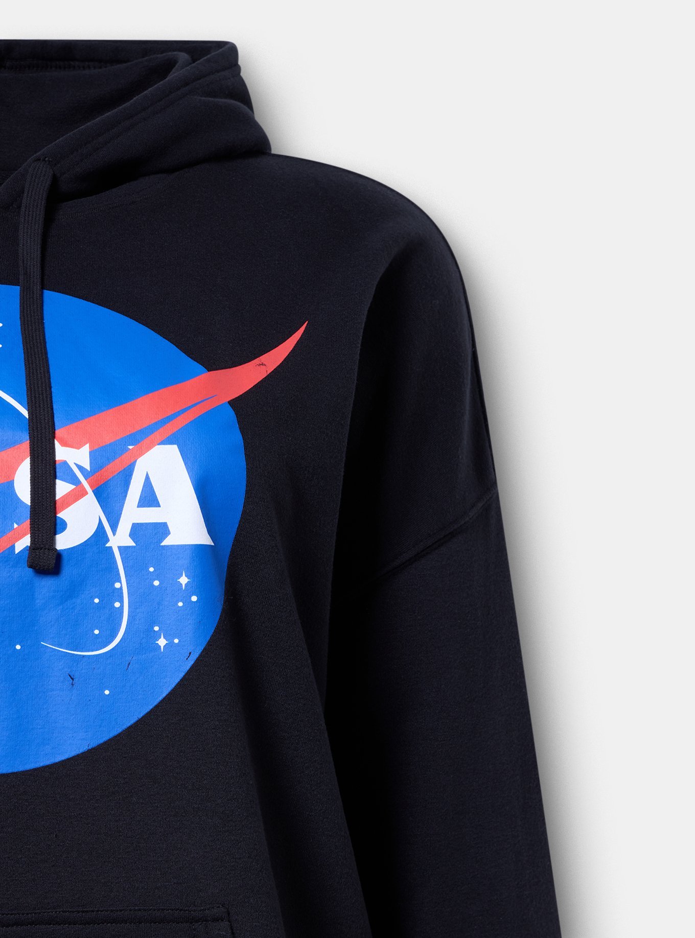 NASA Fleece Sweatshirt, DEEP BLACK, alternate