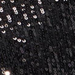 Festi Fringe Sequin Cape, DEEP BLACK, swatch