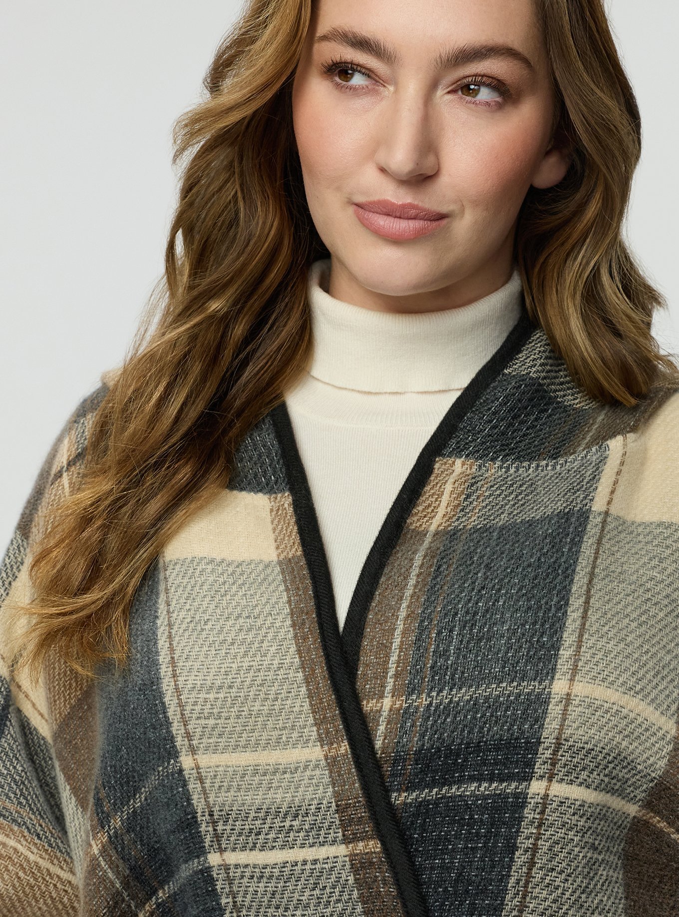 Belted Ruana, , alternate