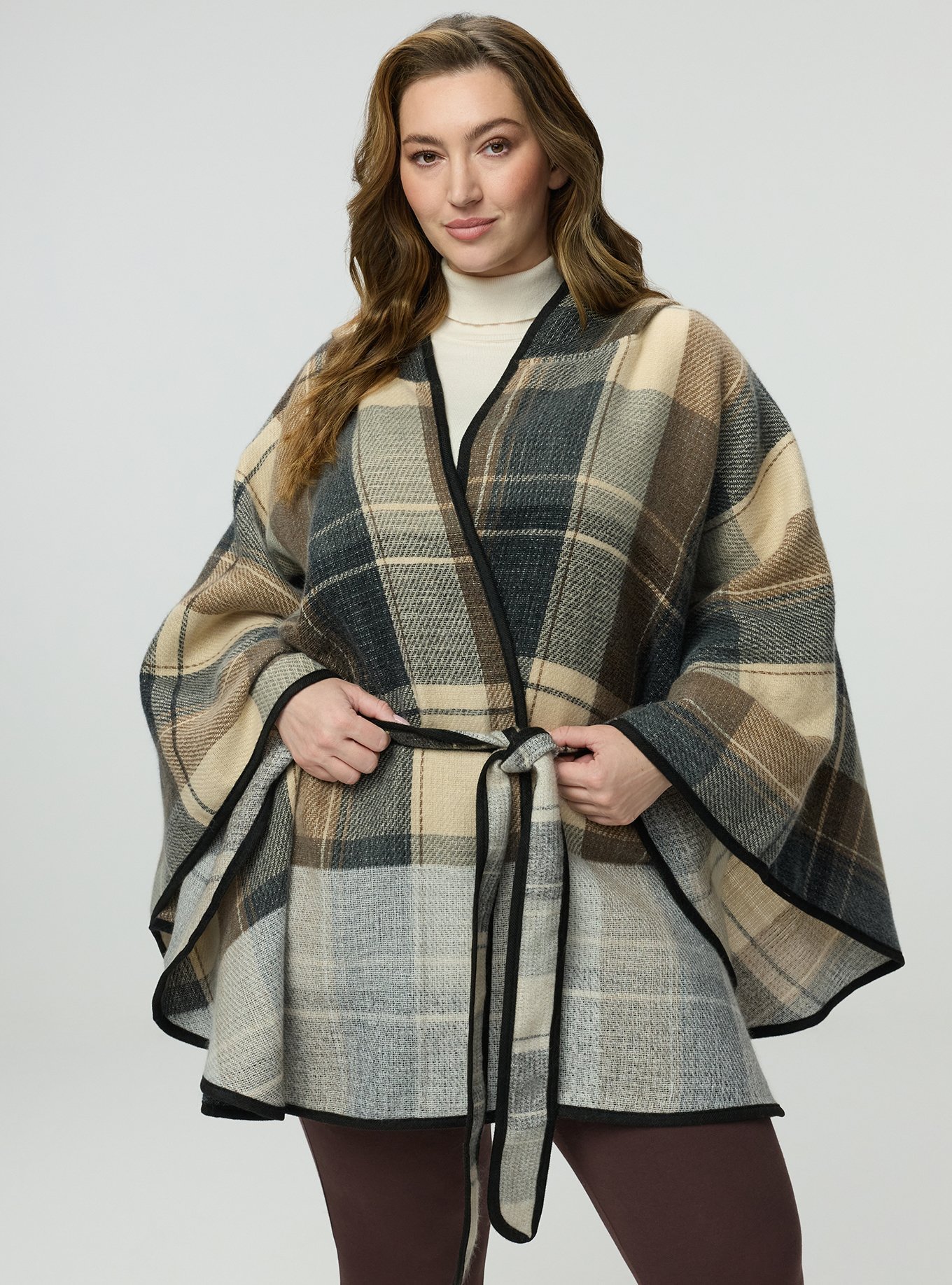 Belted Ruana, , hi-res