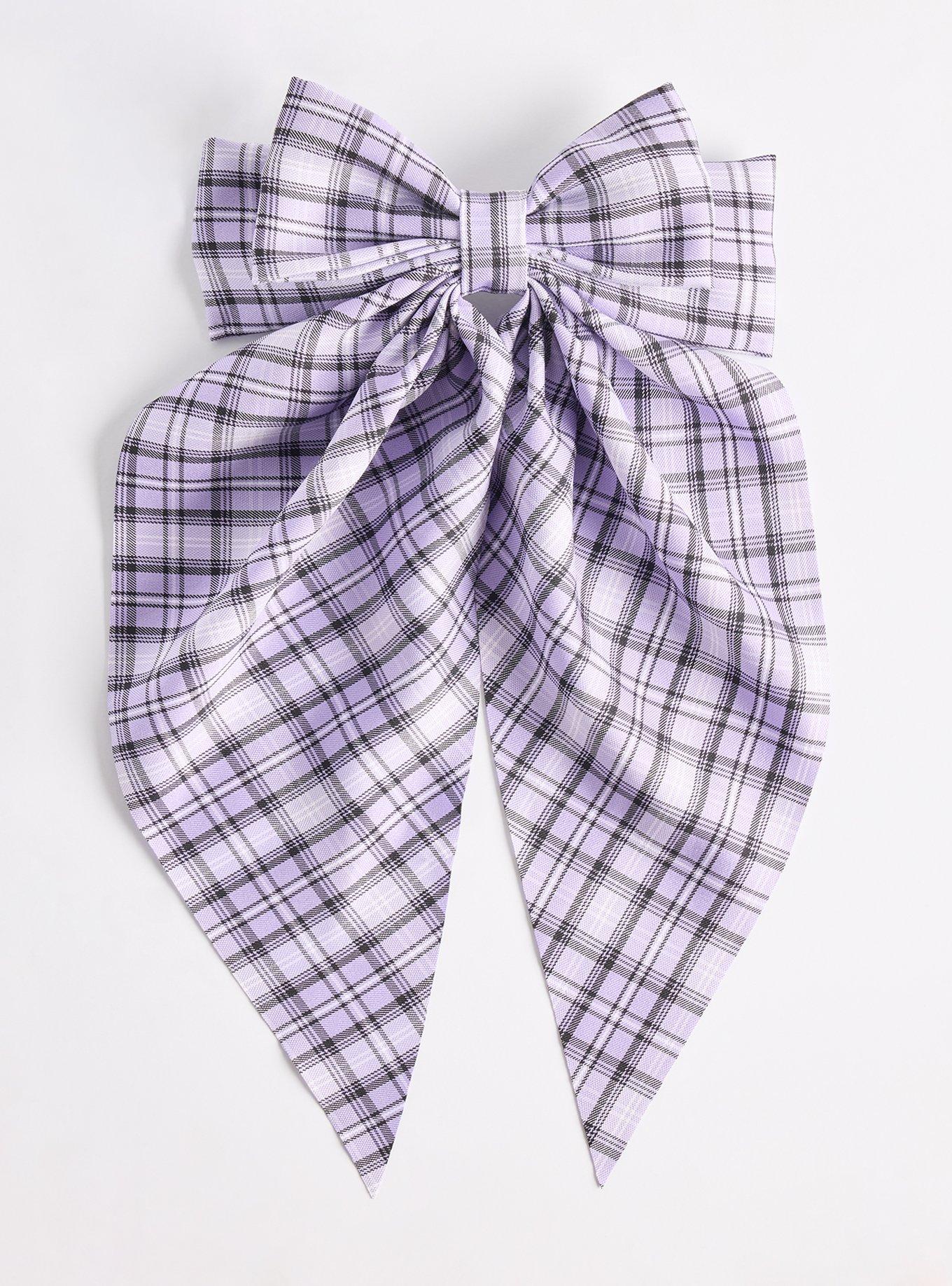 Plaid Bow, , hi-res