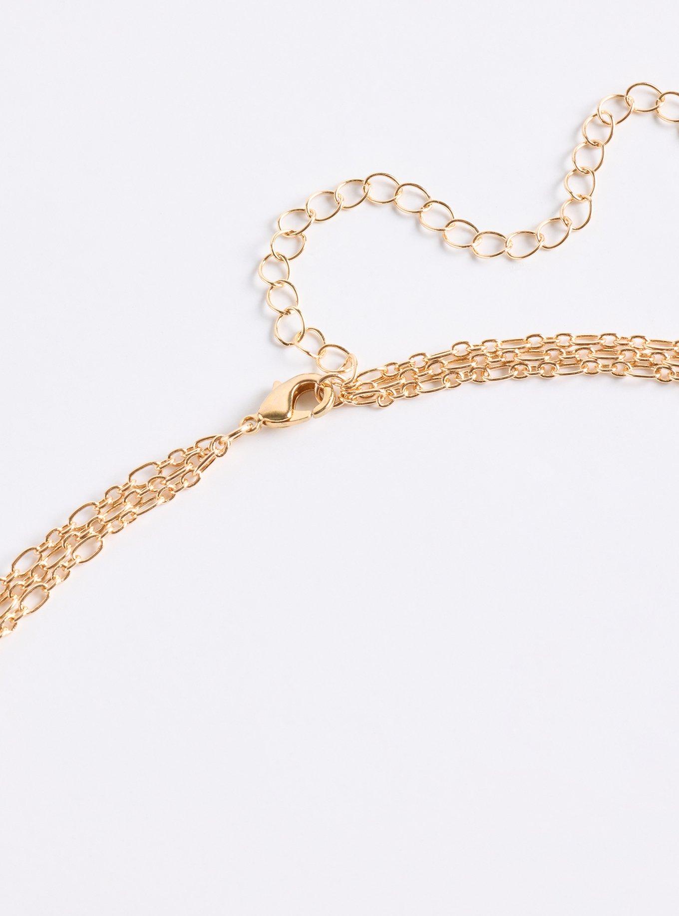 Layered Dainty Beaded Necklace, , alternate