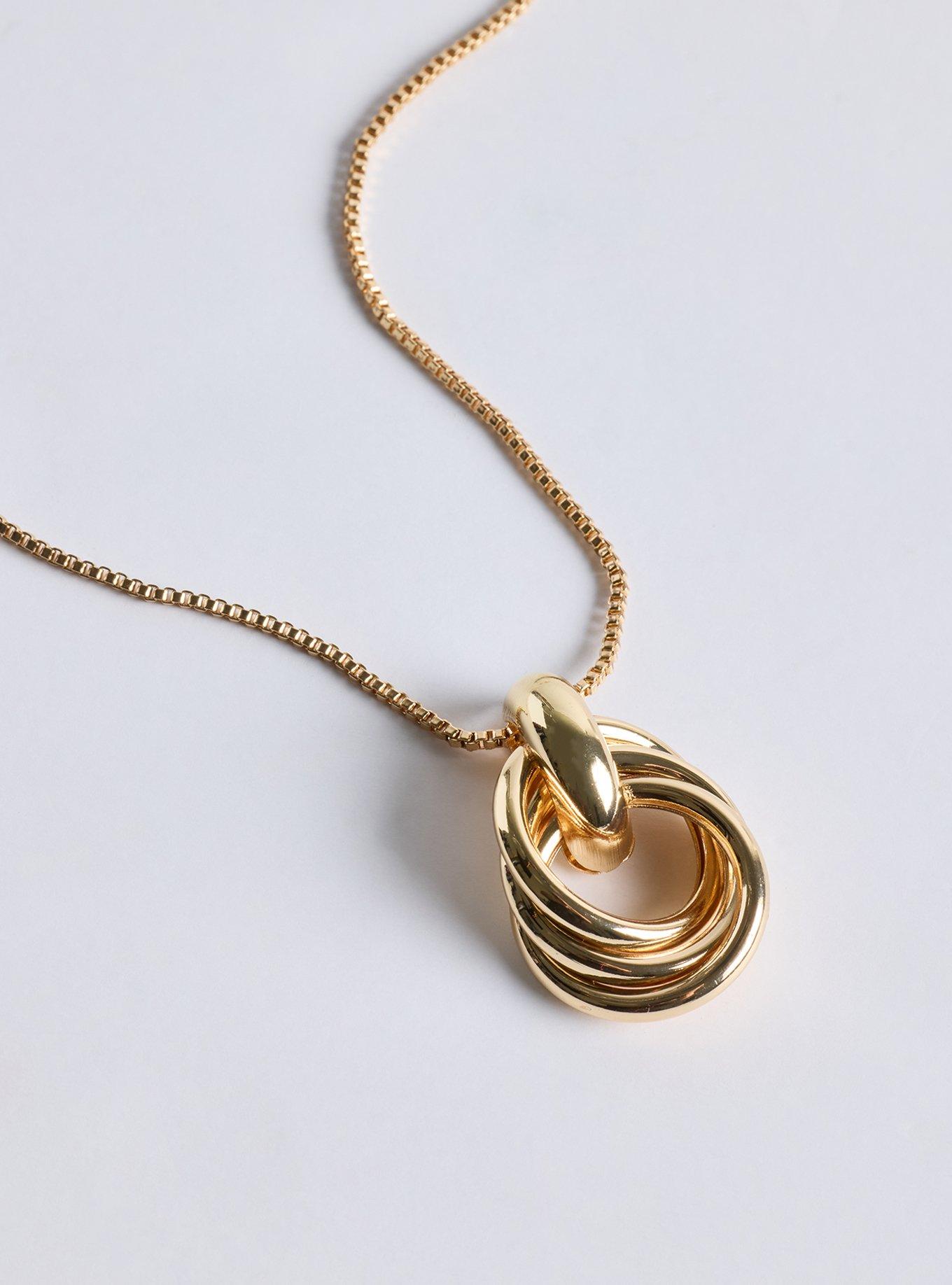 Interlock Pendant Necklace, , alternate