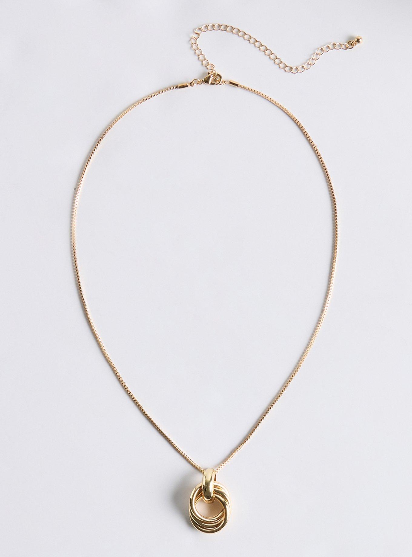 Interlock Pendant Necklace, , hi-res