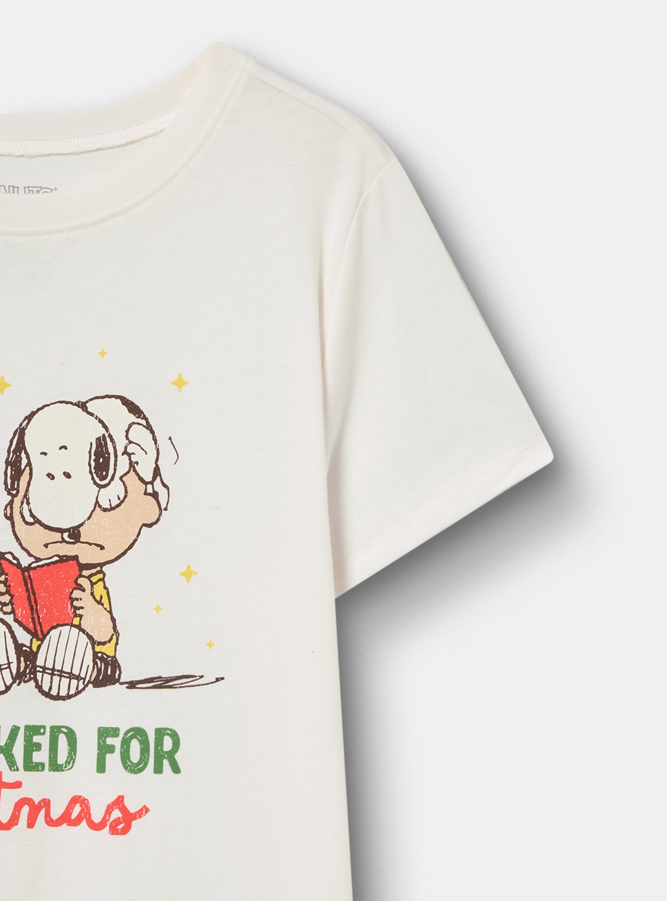 Peanuts Christmas Classic Cotton Crew Tee, WHISPER WHITE, alternate