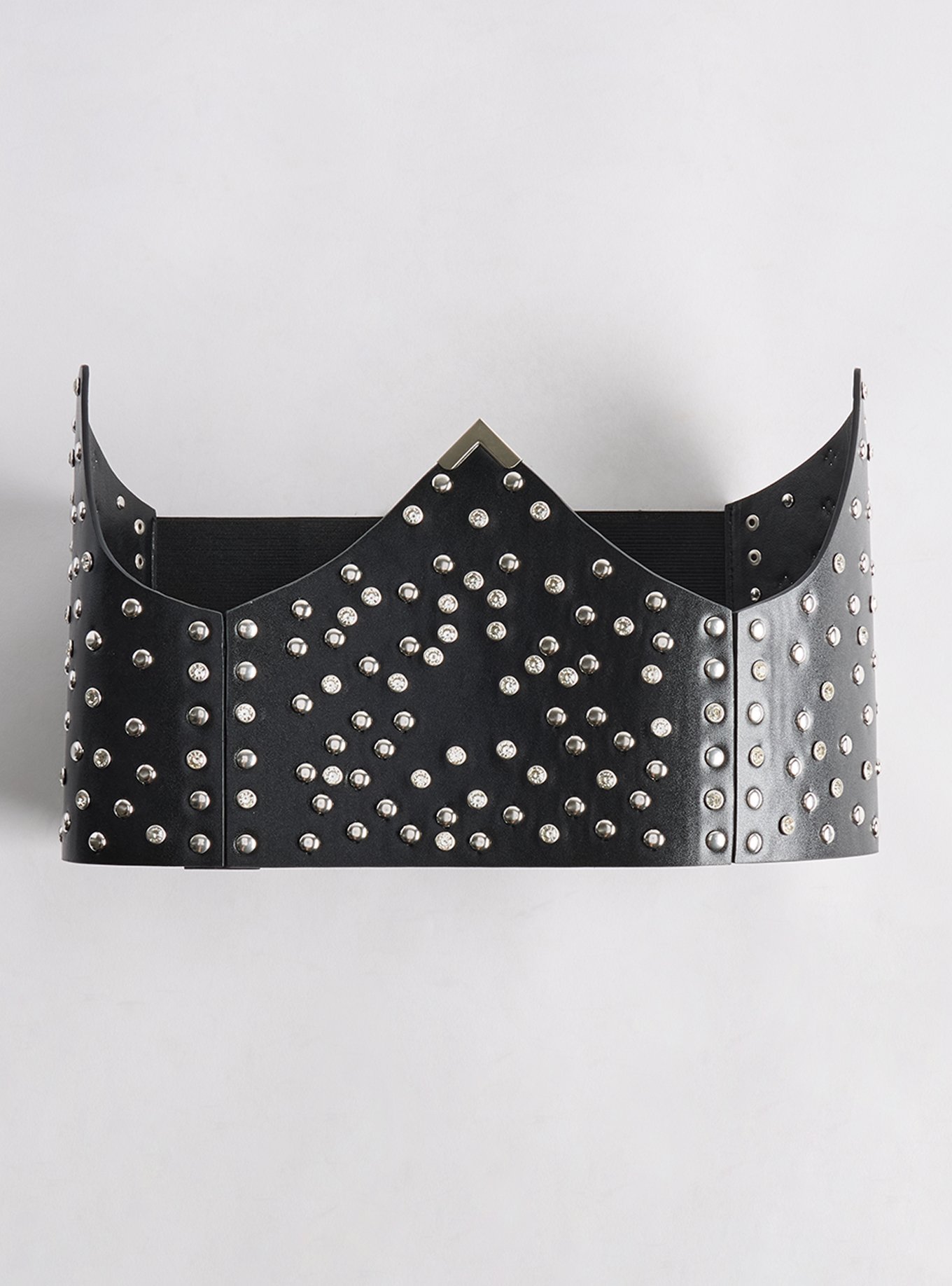 Stud Corset Belt, BLACK, hi-res