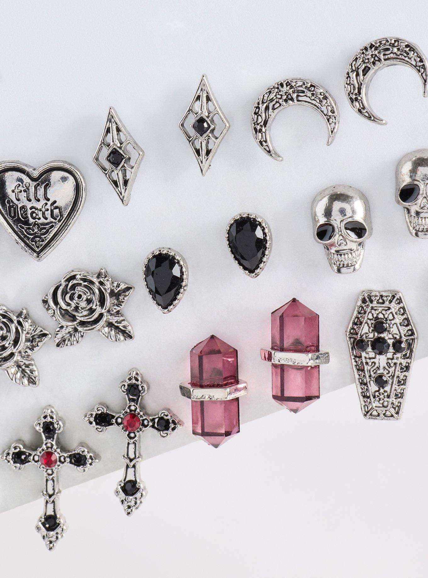 Amethyst Stud Set, , alternate