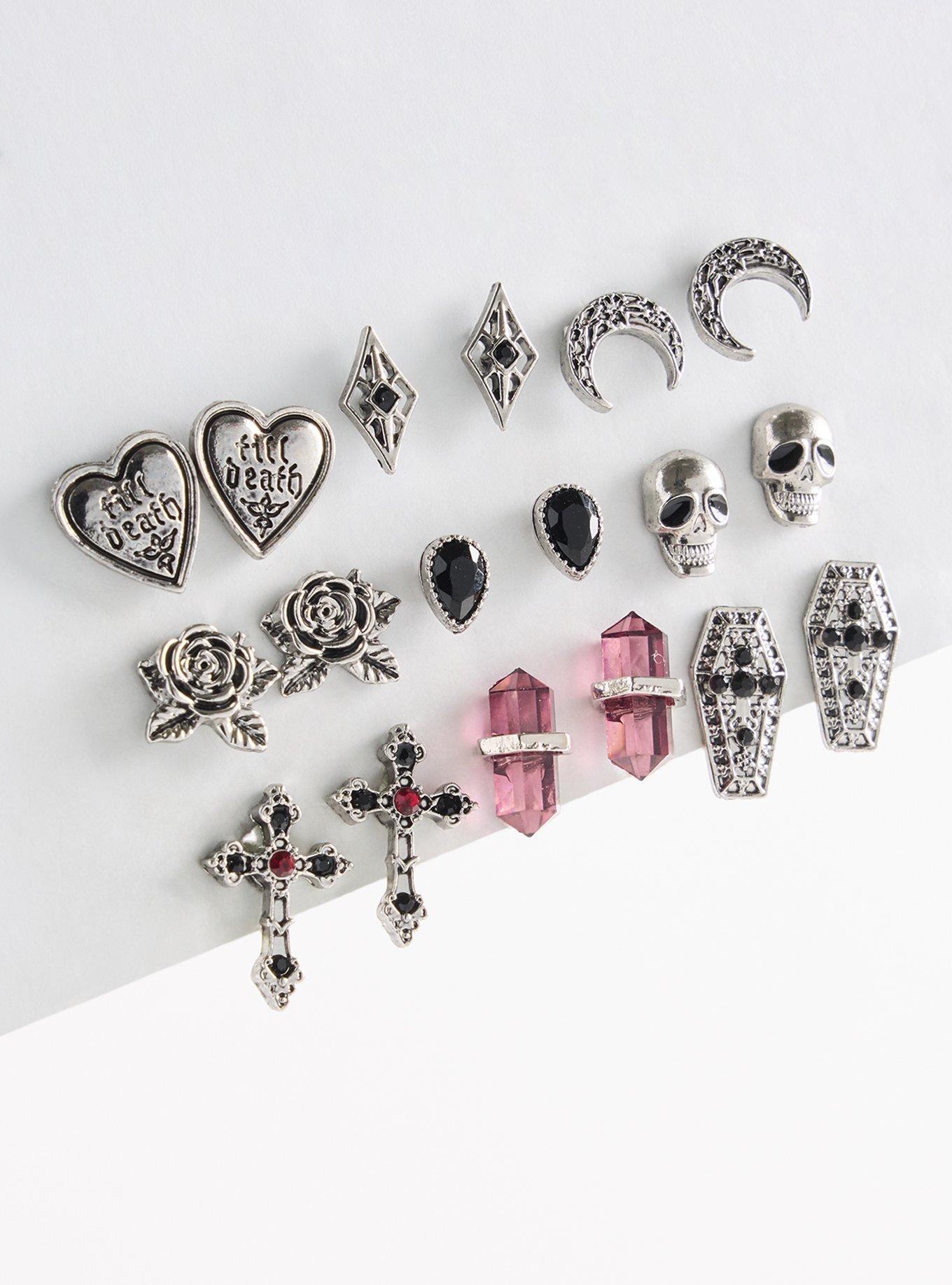 Amethyst Stud Set, , hi-res