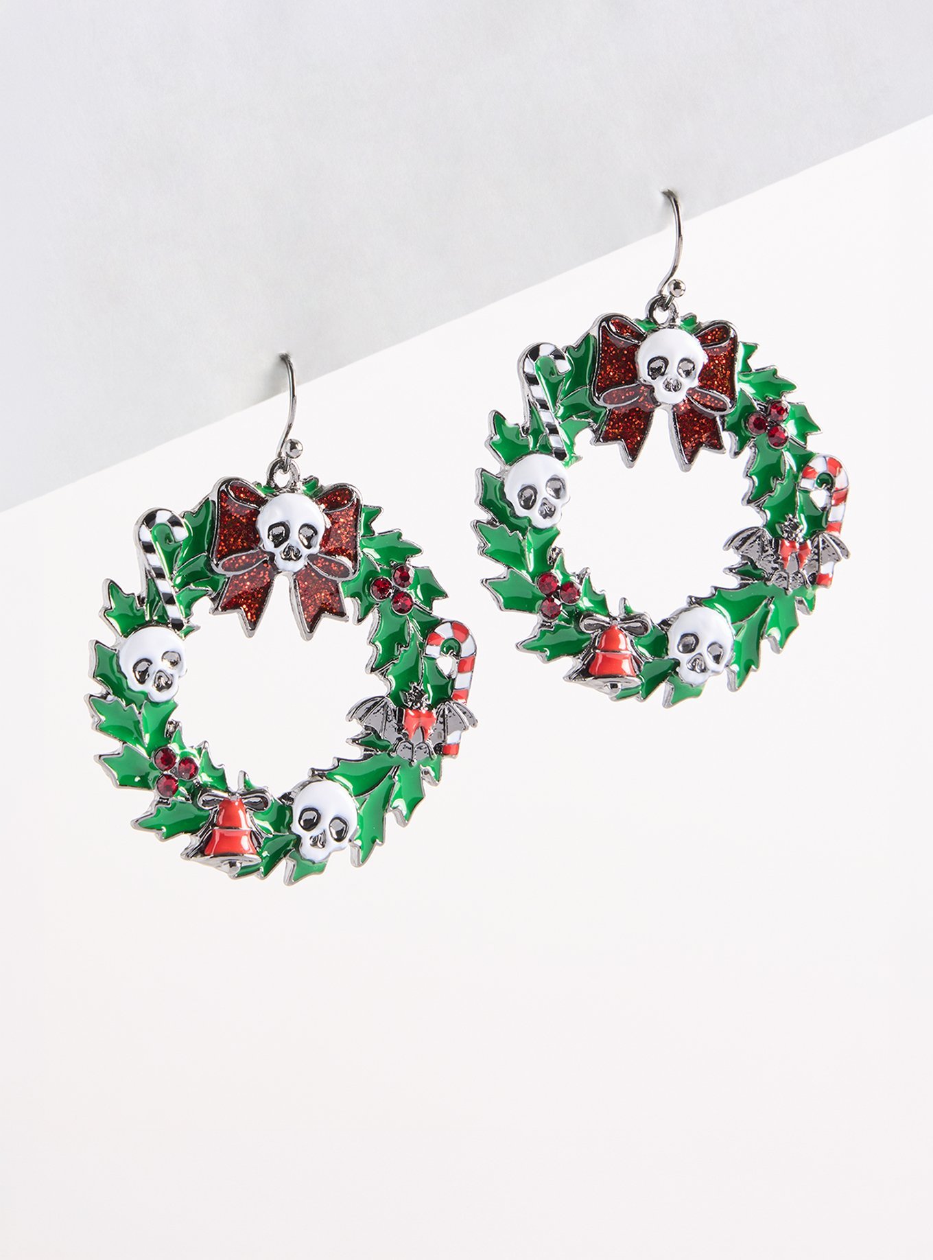 Skull Wreath Earring, , hi-res