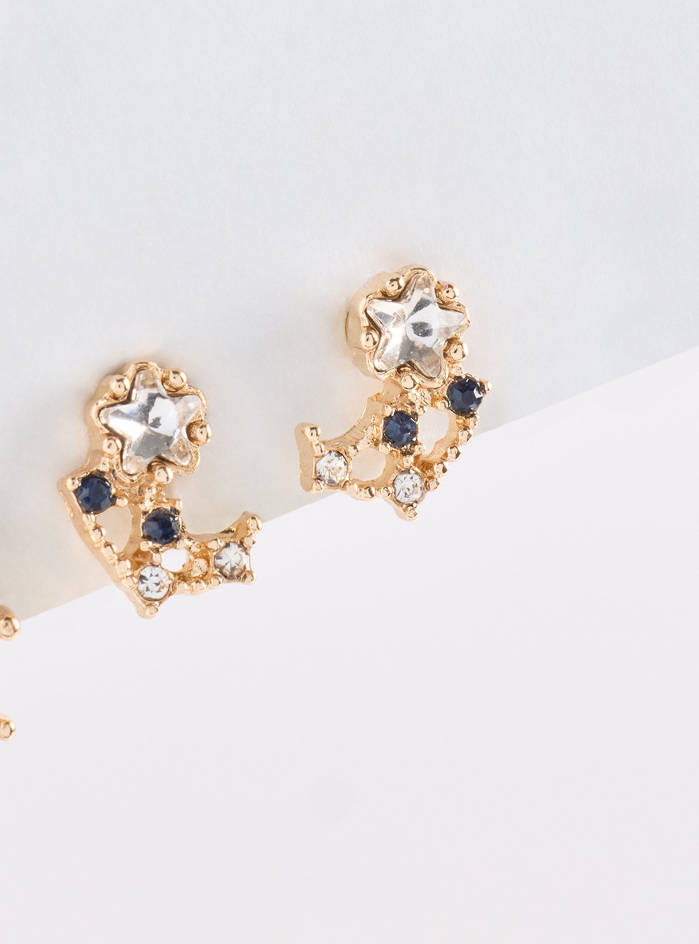 Plus Size Celestial Stud Earring Set, , alternate