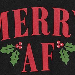 Classic Heritage Jersey Long Sleeve V-Neck Tee, MERRY AF DEEP BLACK, swatch