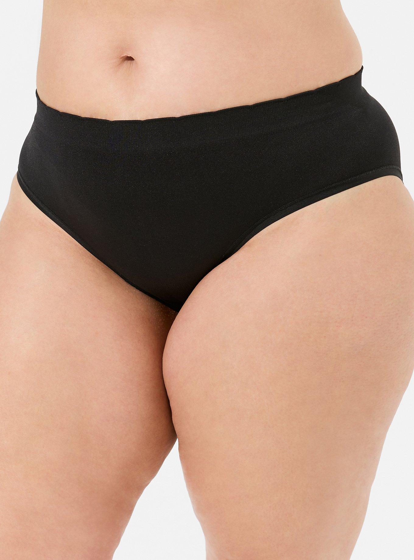 Plus Size - Seamless Ribbed High-Rise Thong Panty - Torrid