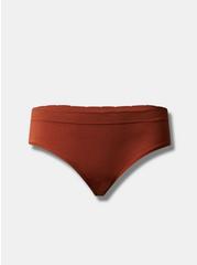 Seamless Smooth Mid-Rise Hipster Panty, TOFFEE BROWN, hi-res