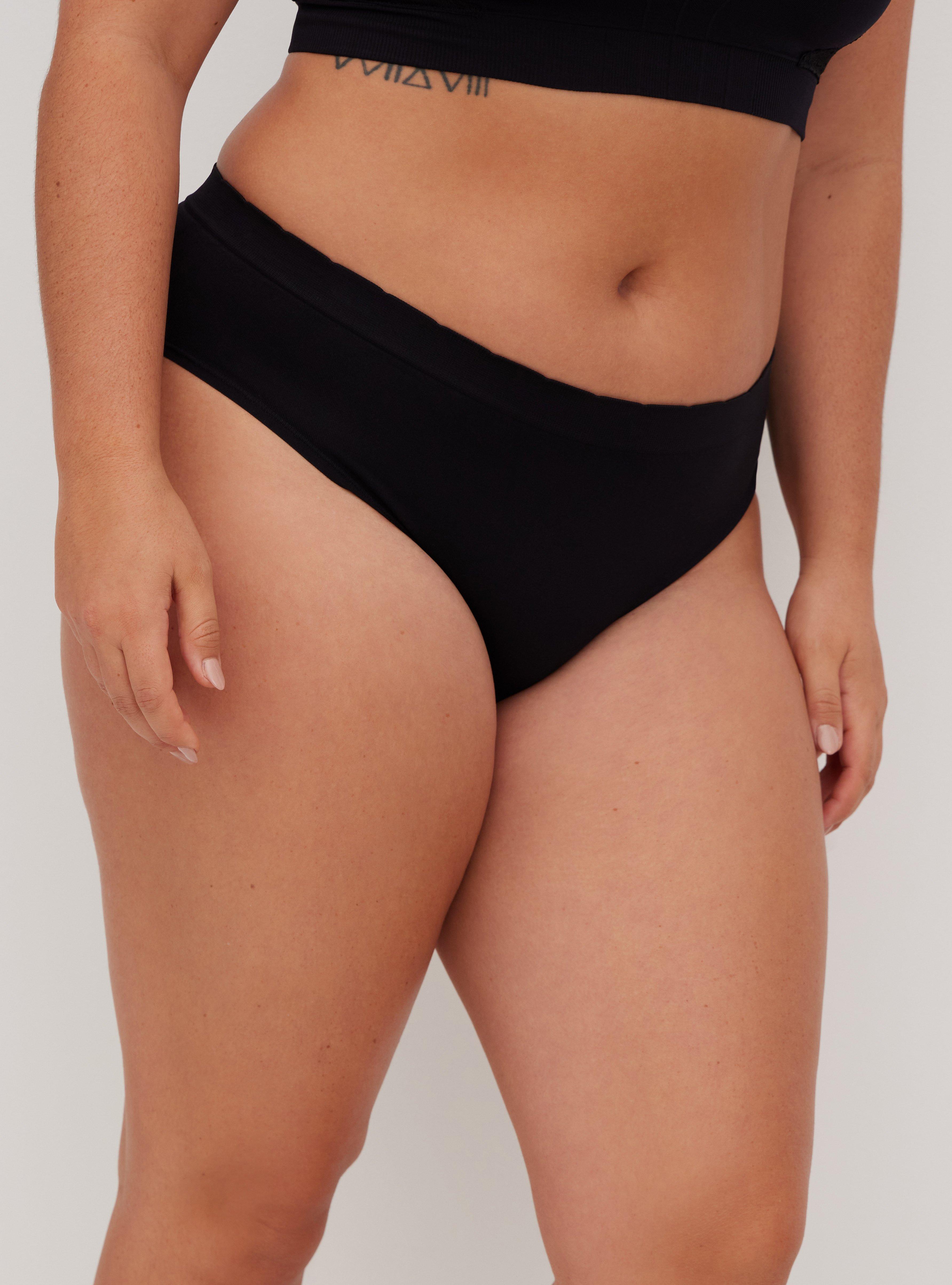 Cotton Panties For Women Sexy Panties Plus Size Seamless Hipster Underwear  High Cut Tight Panties Vintage Sports Panties, Black, Large : :  Clothing, Shoes & Accessories