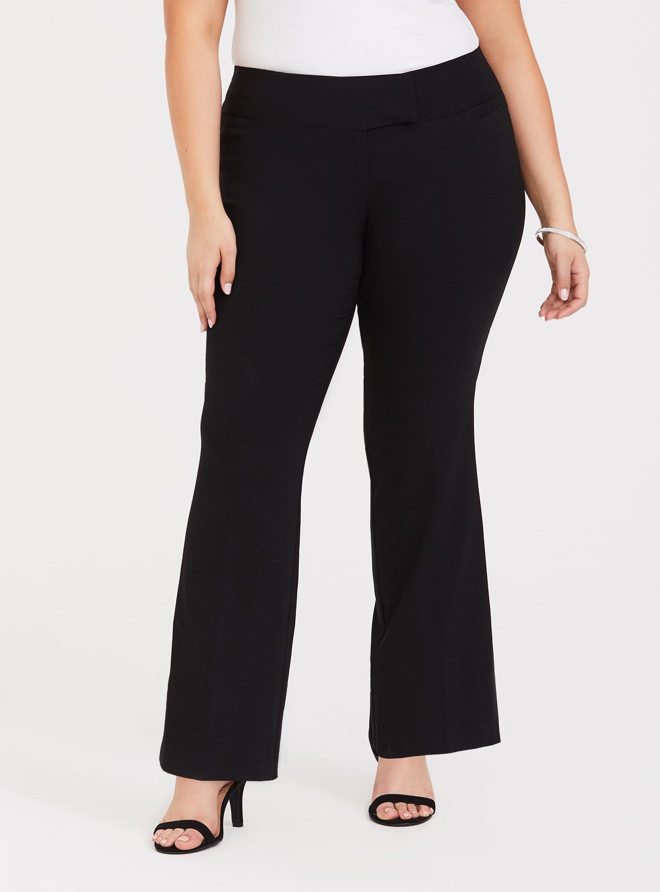 Plus Size - Black Relaxed Trouser Pant - Torrid