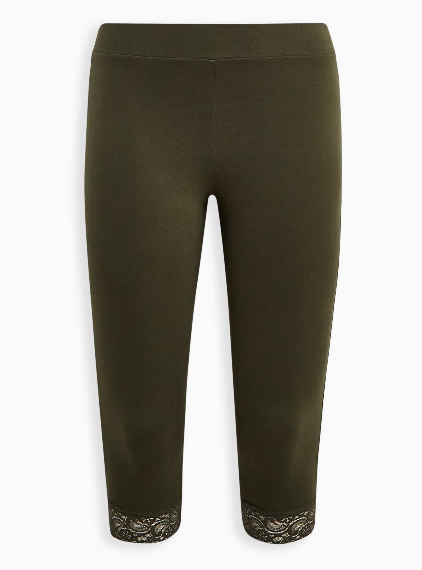 Mid Waist Shaping Leggings - Olive – Melody South Africa