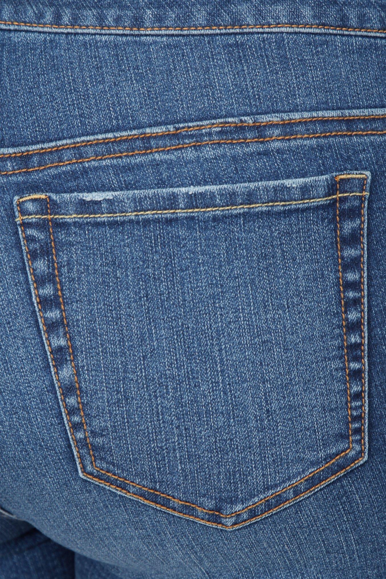 Torrid Denim - Crochet Trim Denim Shorts, BELIZE, alternate