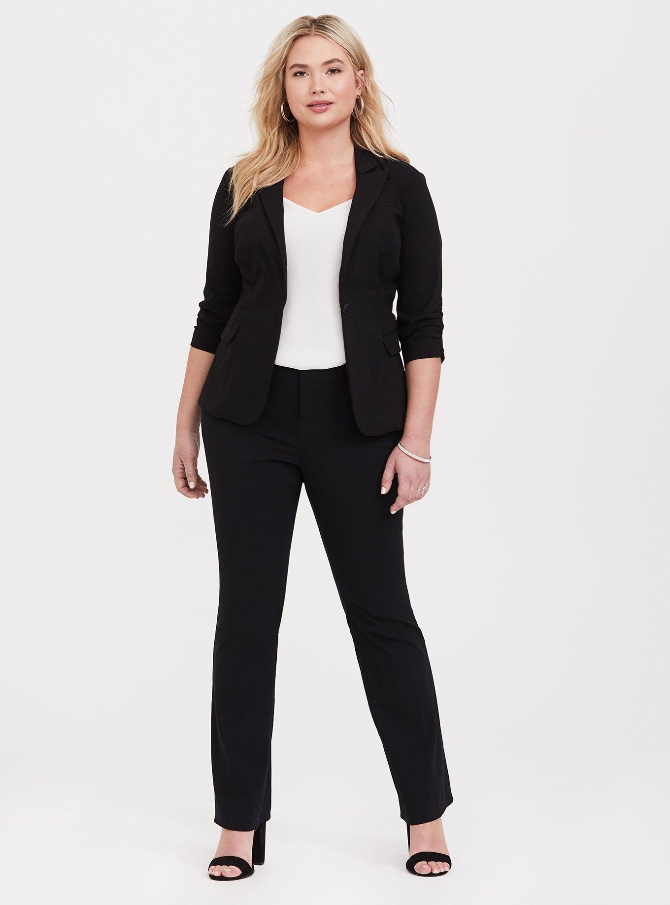 Studio Lexington Millennium Stretch Blazer - Black, RICH BLACK, alternate