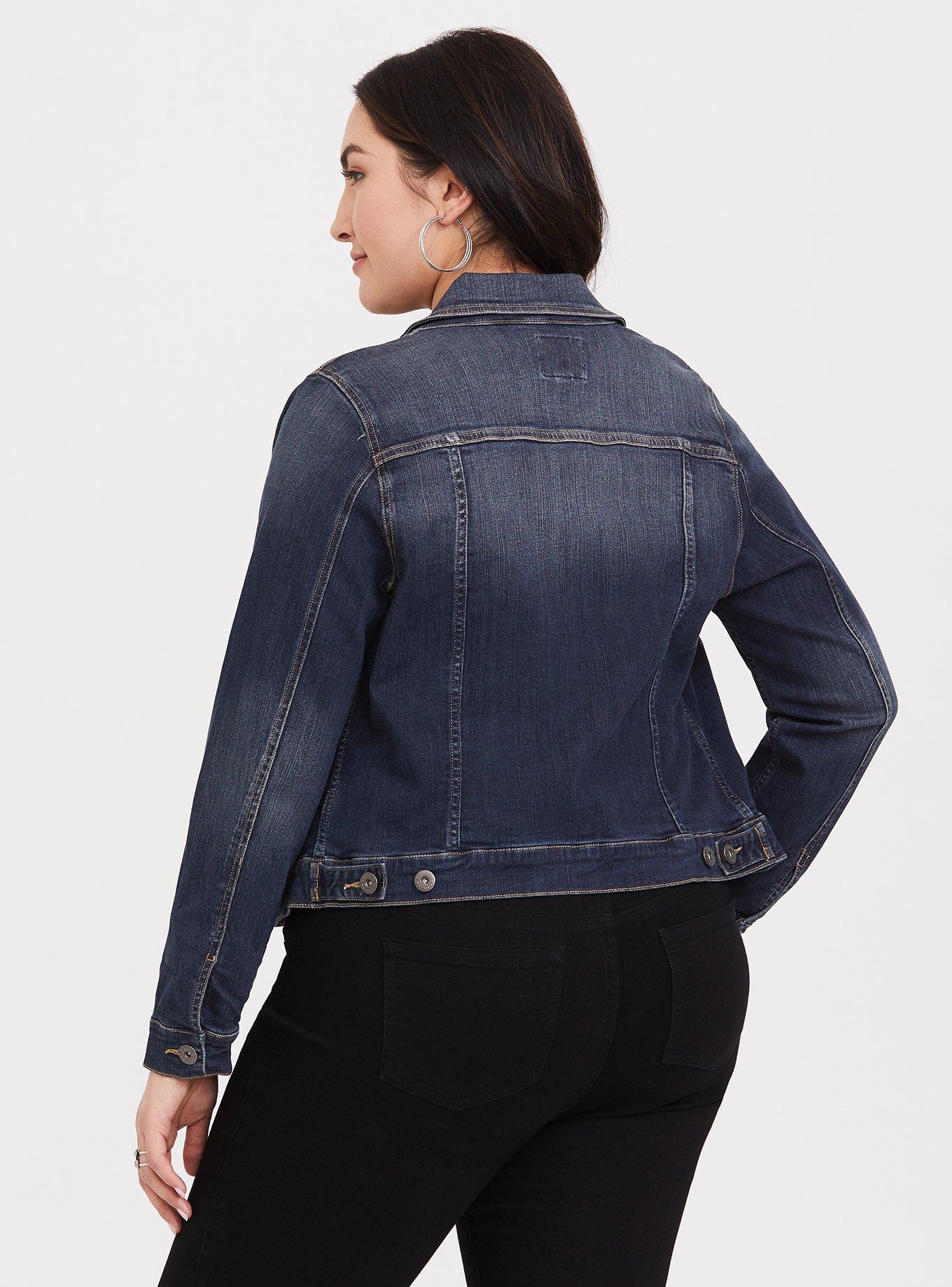 Torrid plus best sale size denim jacket