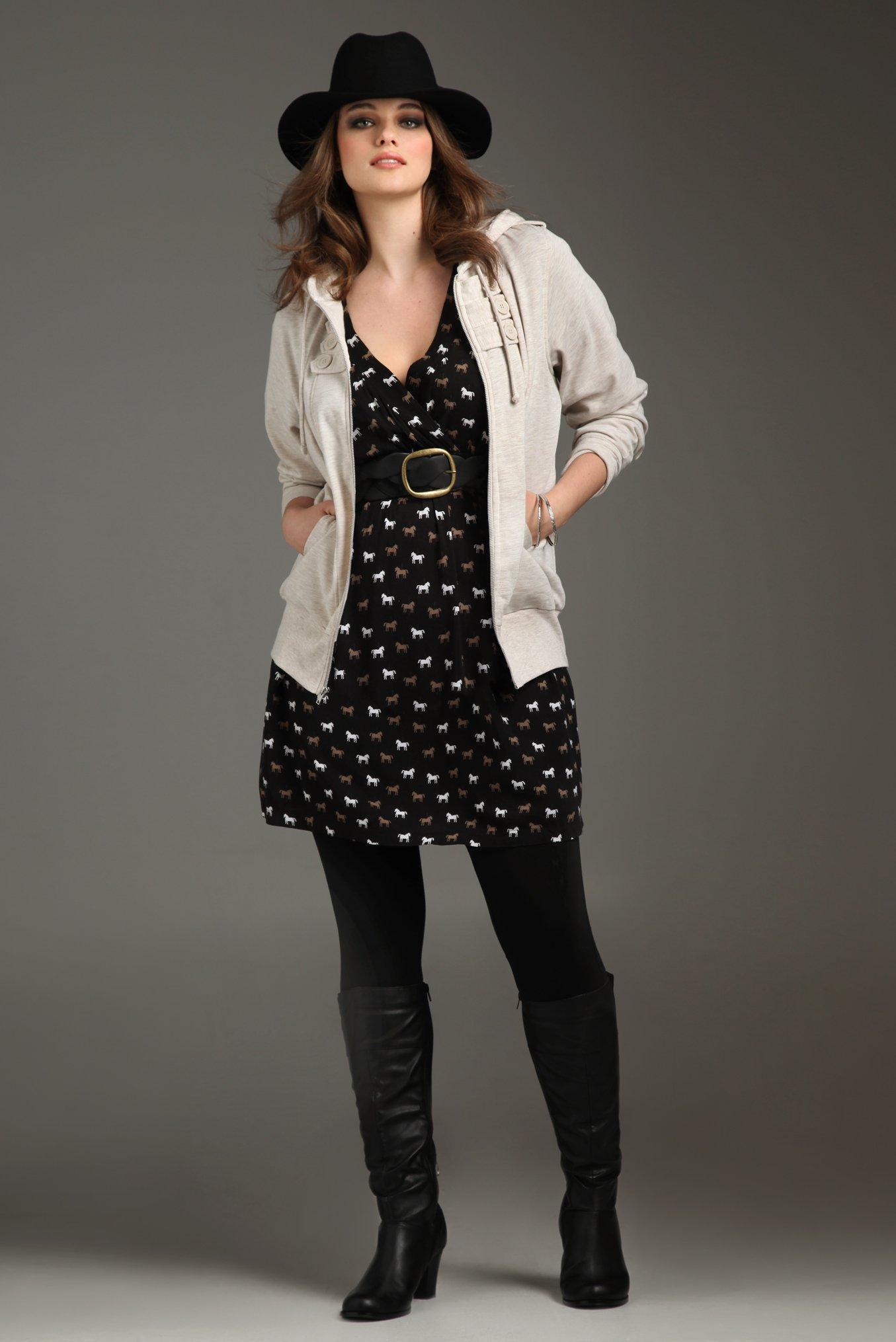 Plus Size Basic Black Leggings, DEEP BLACK, alternate