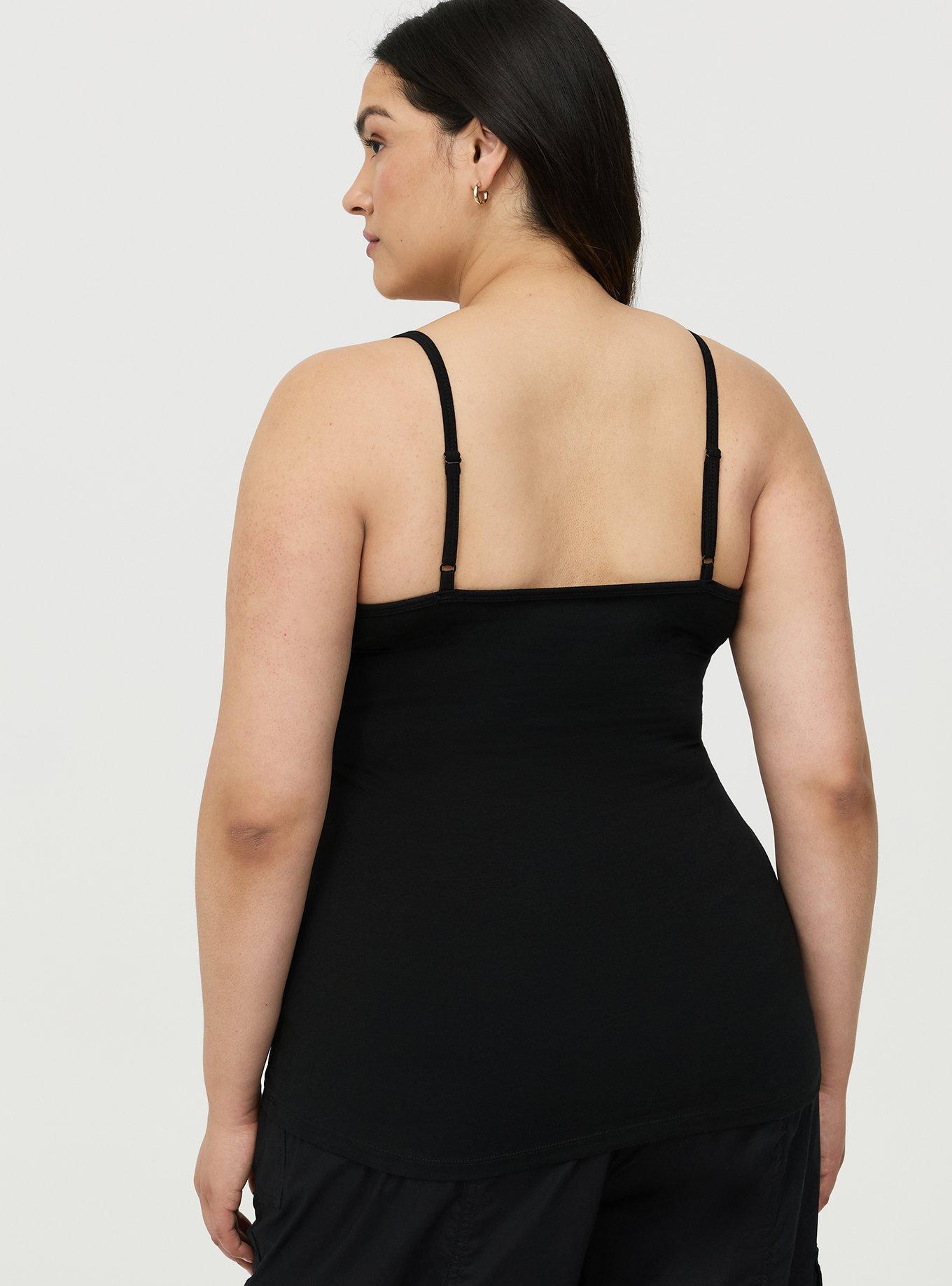 Foxy Cami, DEEP BLACK, alternate