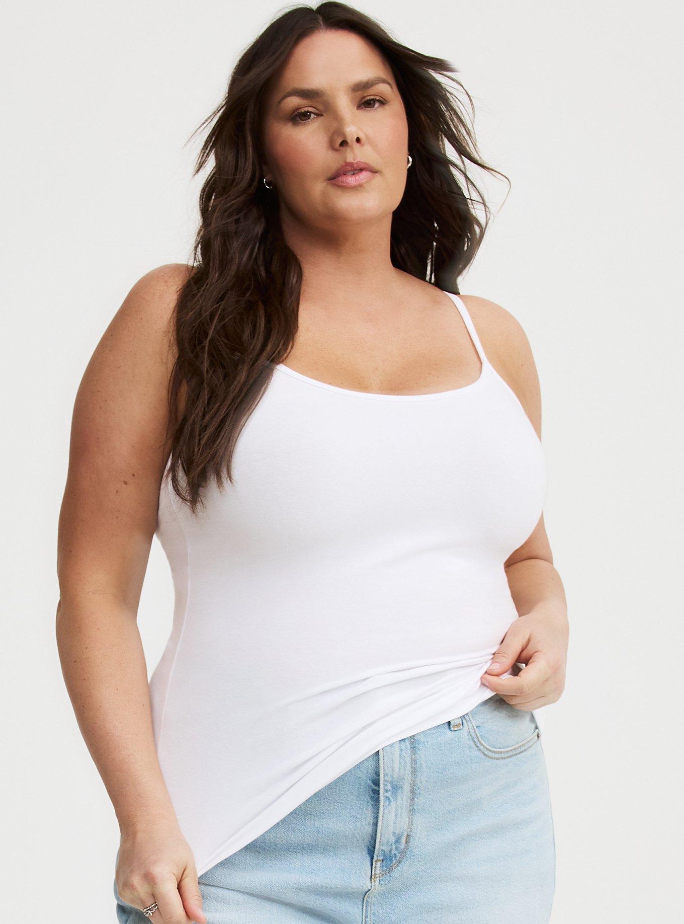 Plus Size - Foxy Double V-Neck Long Sleeve Bodysuit - Torrid