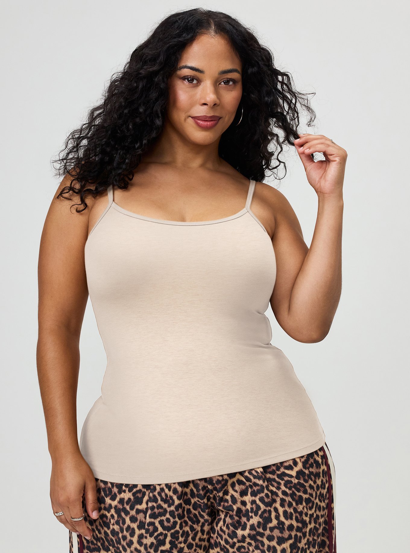 Foxy Cami, OATMEAL HEATHER, hi-res