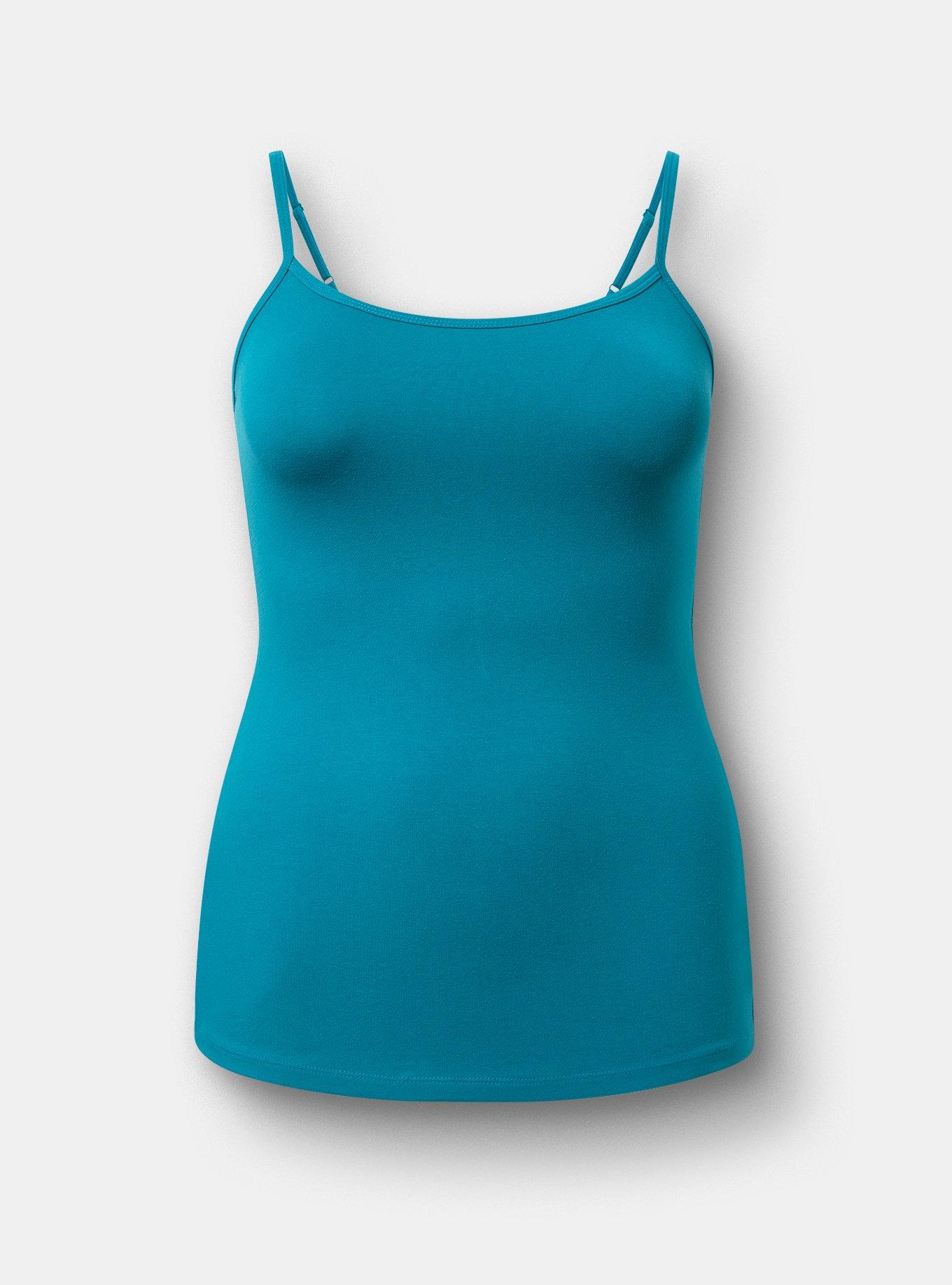 Plus Size Foxy Cami, OCEAN DEPTHS, hi-res