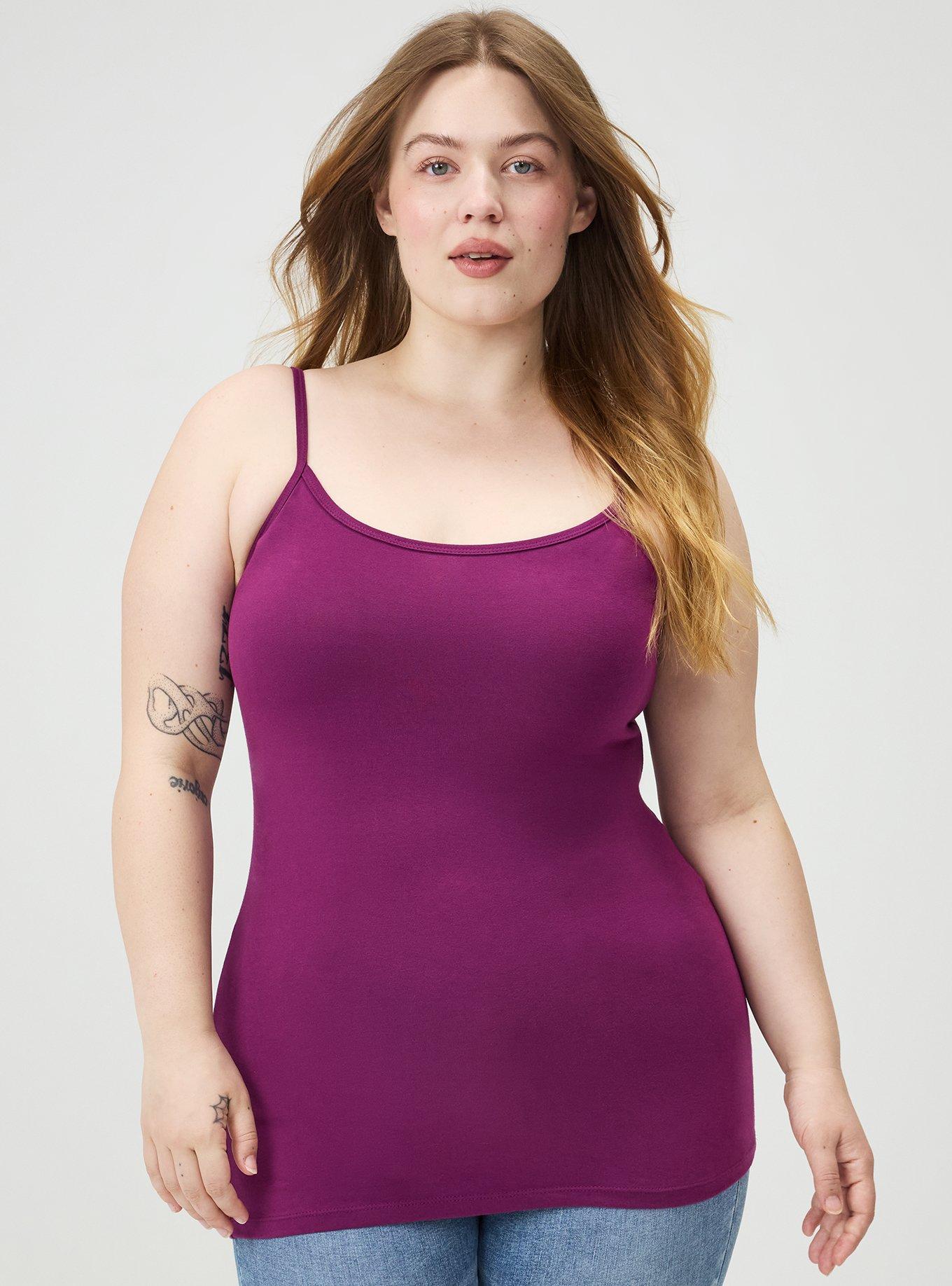 Foxy Cami, PLUM CASPIA, hi-res