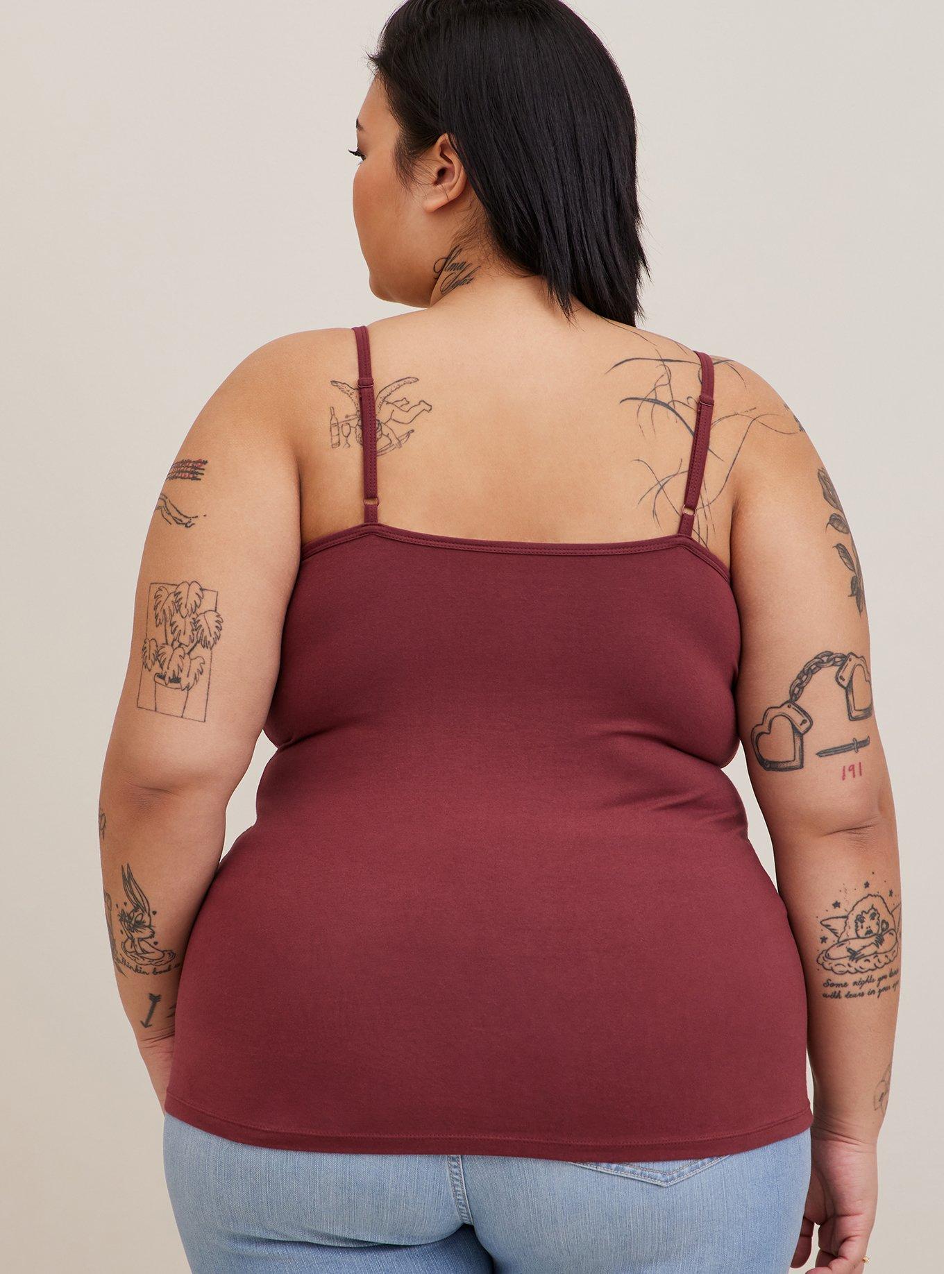 Foxy Cami, NEW MAROON, alternate