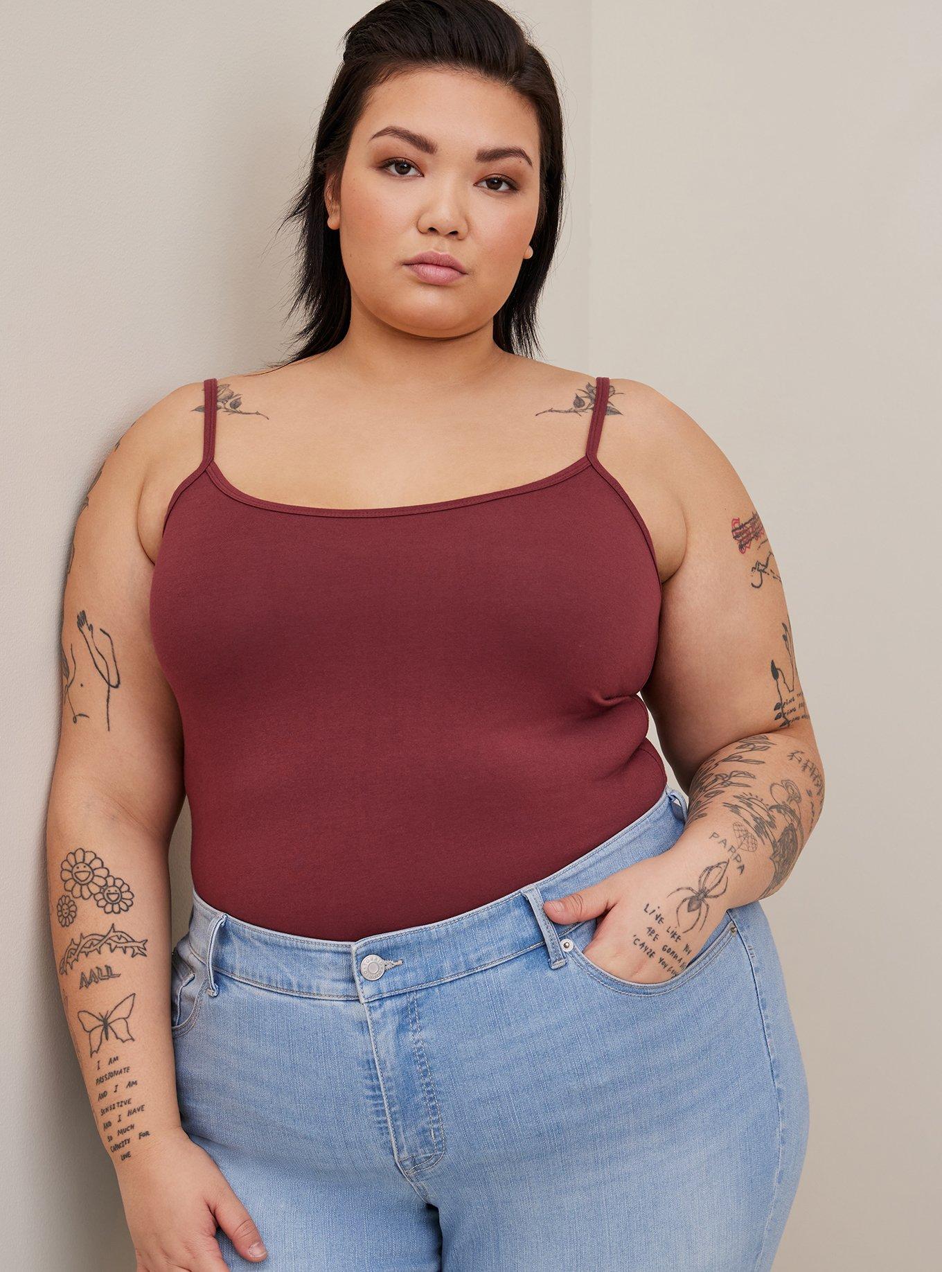 Foxy Cami, NEW MAROON, hi-res