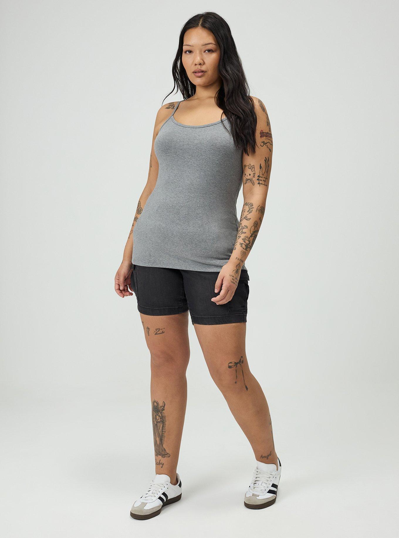 Foxy Cami, MED HEATHER GREY, alternate