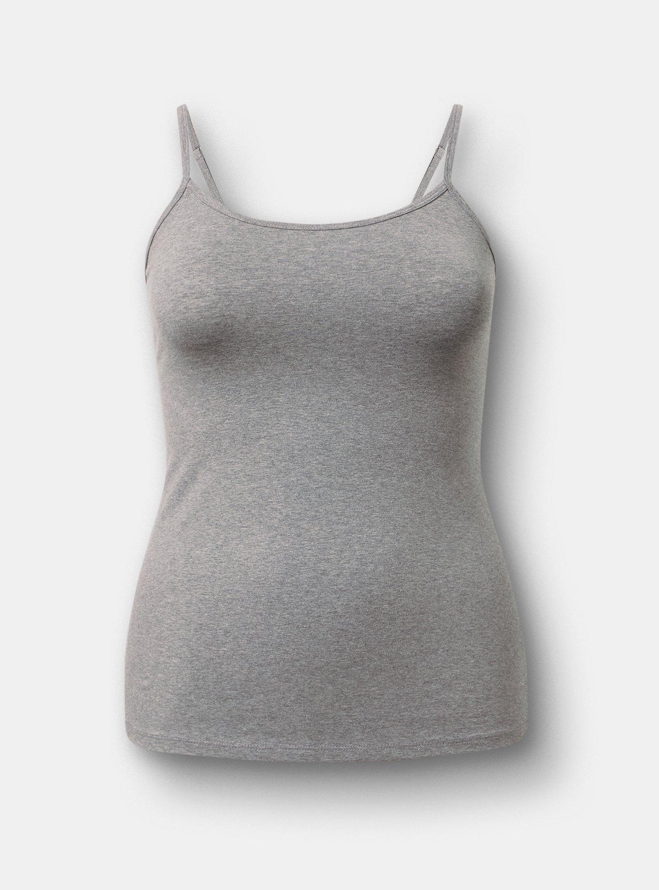 Foxy Cami, MED HEATHER GREY, hi-res