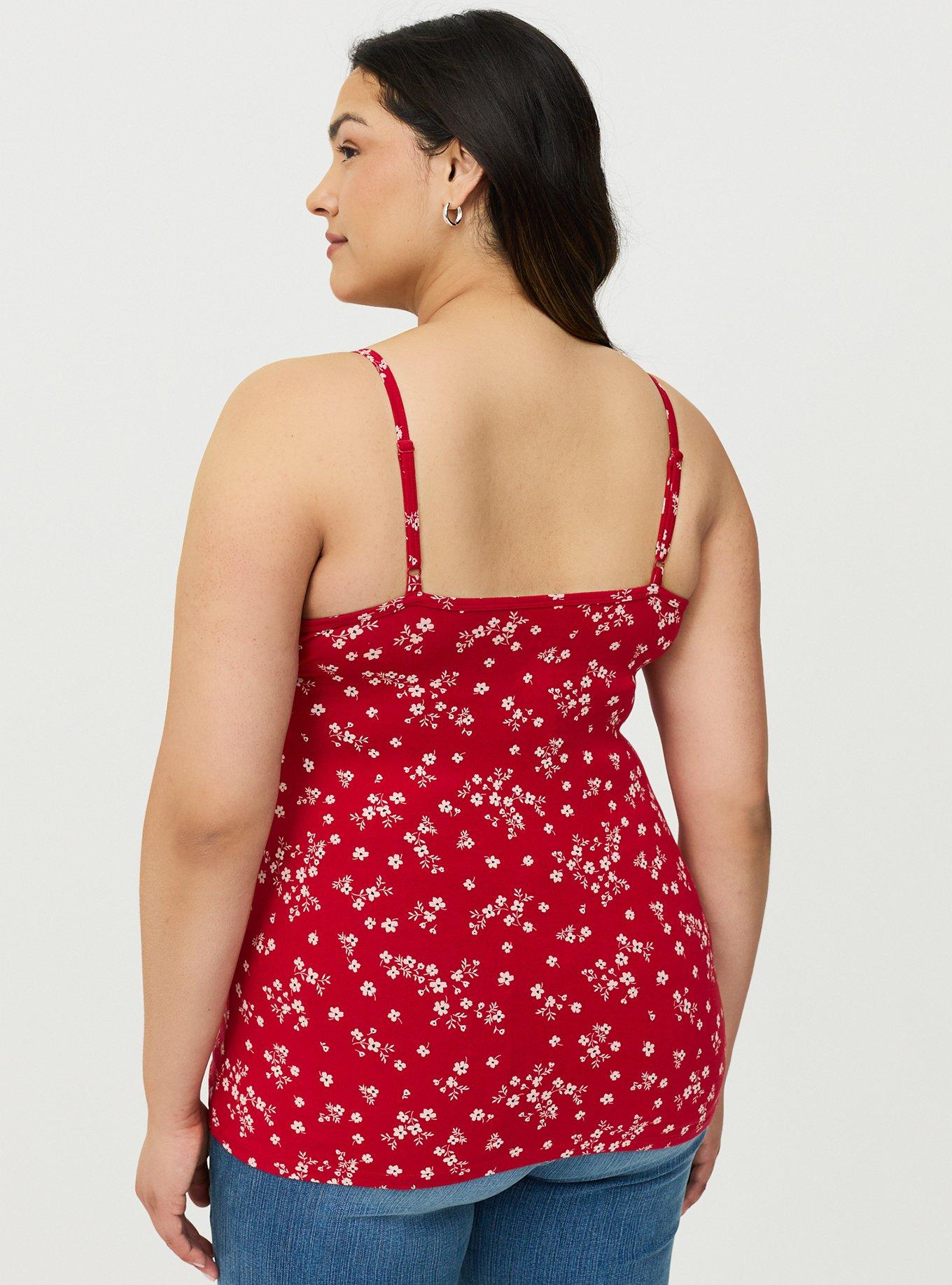 Foxy Cami, CLASSIC DITSY FLORAL RED, alternate
