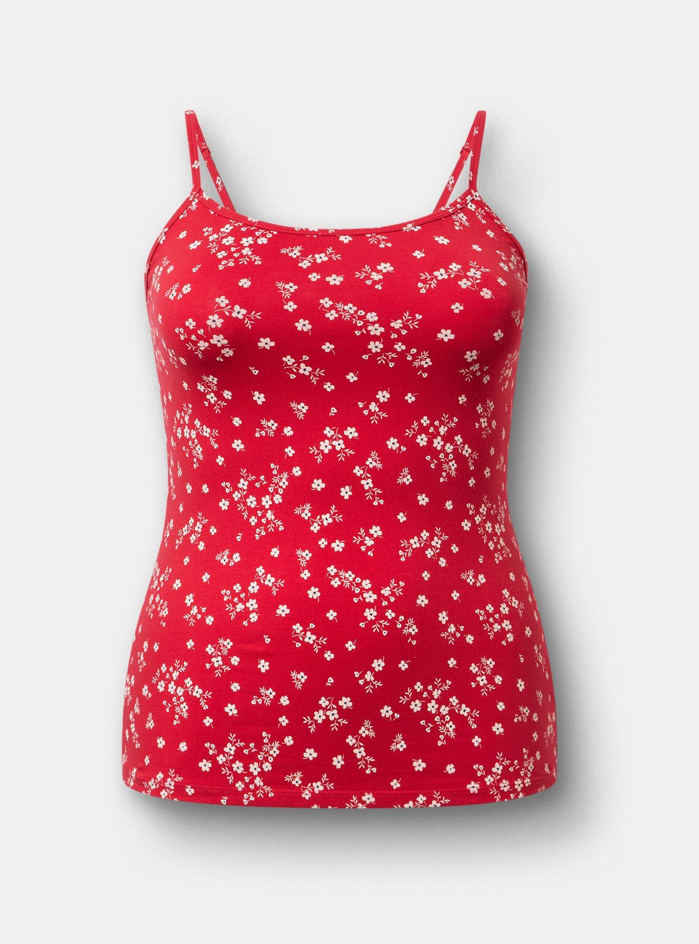 Foxy Cami, CLASSIC DITSY FLORAL RED, hi-res