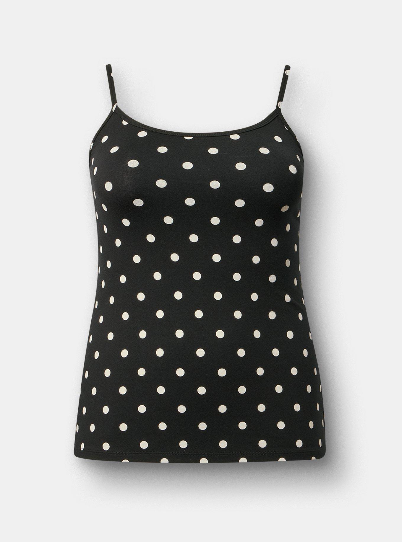 Foxy Cami, COMMIT DOT BLACK, hi-res