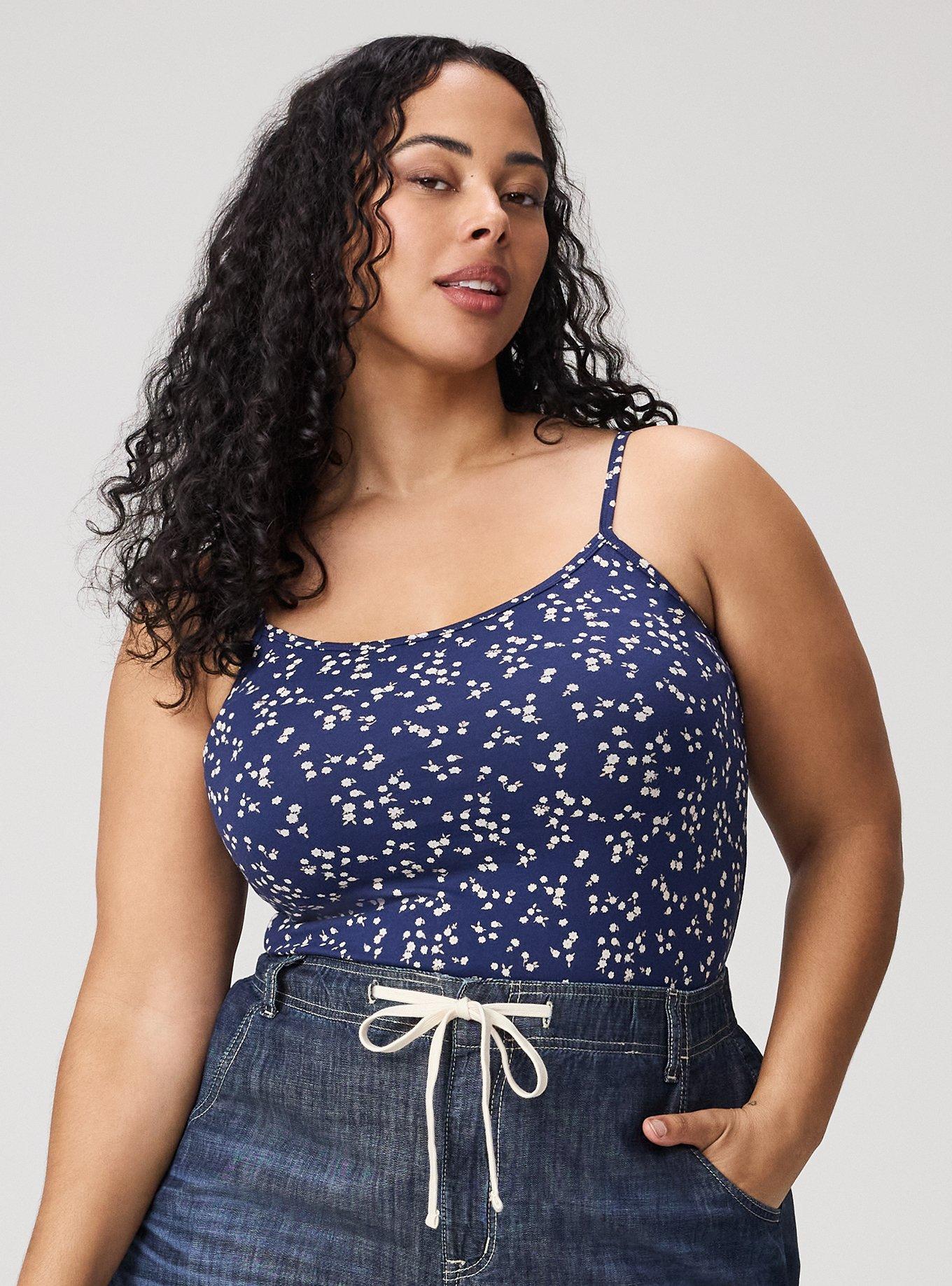 Foxy Cami, BETTY DITSY FLORAL NAVY, alternate