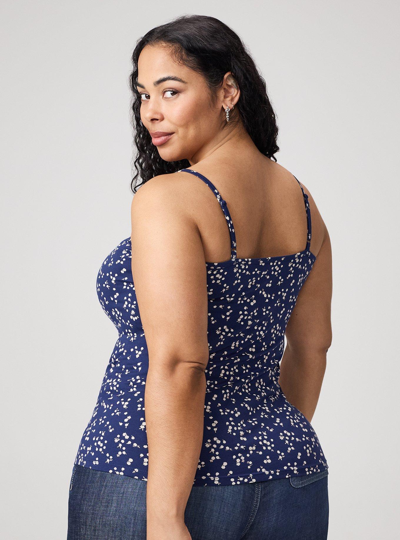 Foxy Cami, BETTY DITSY FLORAL NAVY, alternate