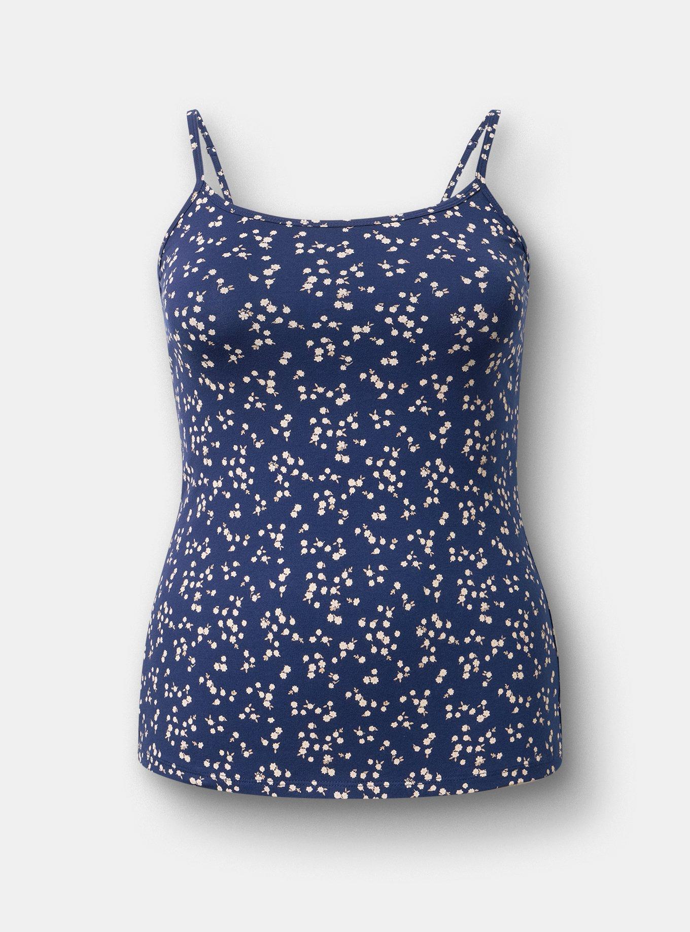Foxy Cami, BETTY DITSY FLORAL NAVY, hi-res