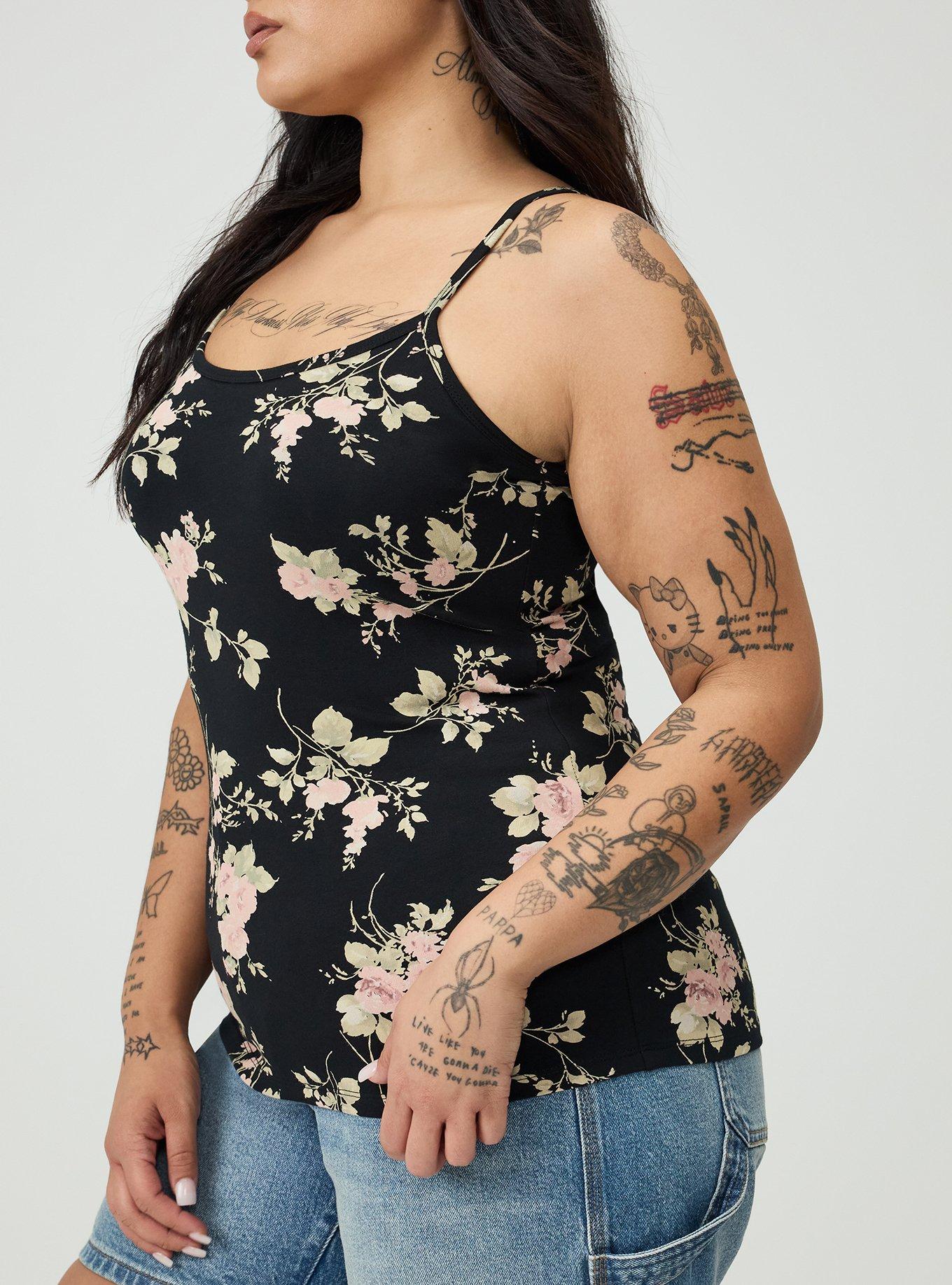 Foxy Cami, GRACE FLORAL BLACK, alternate