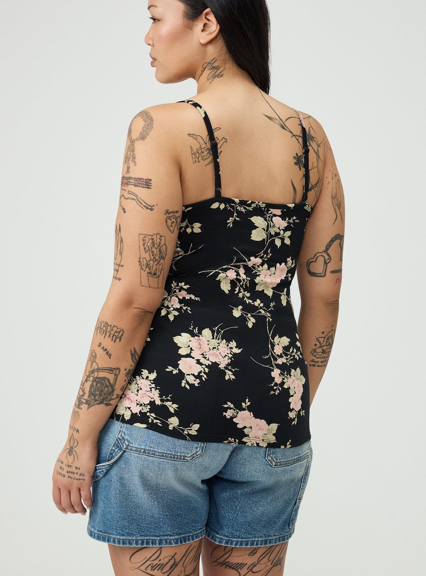 Foxy Cami, GRACE FLORAL BLACK, alternate