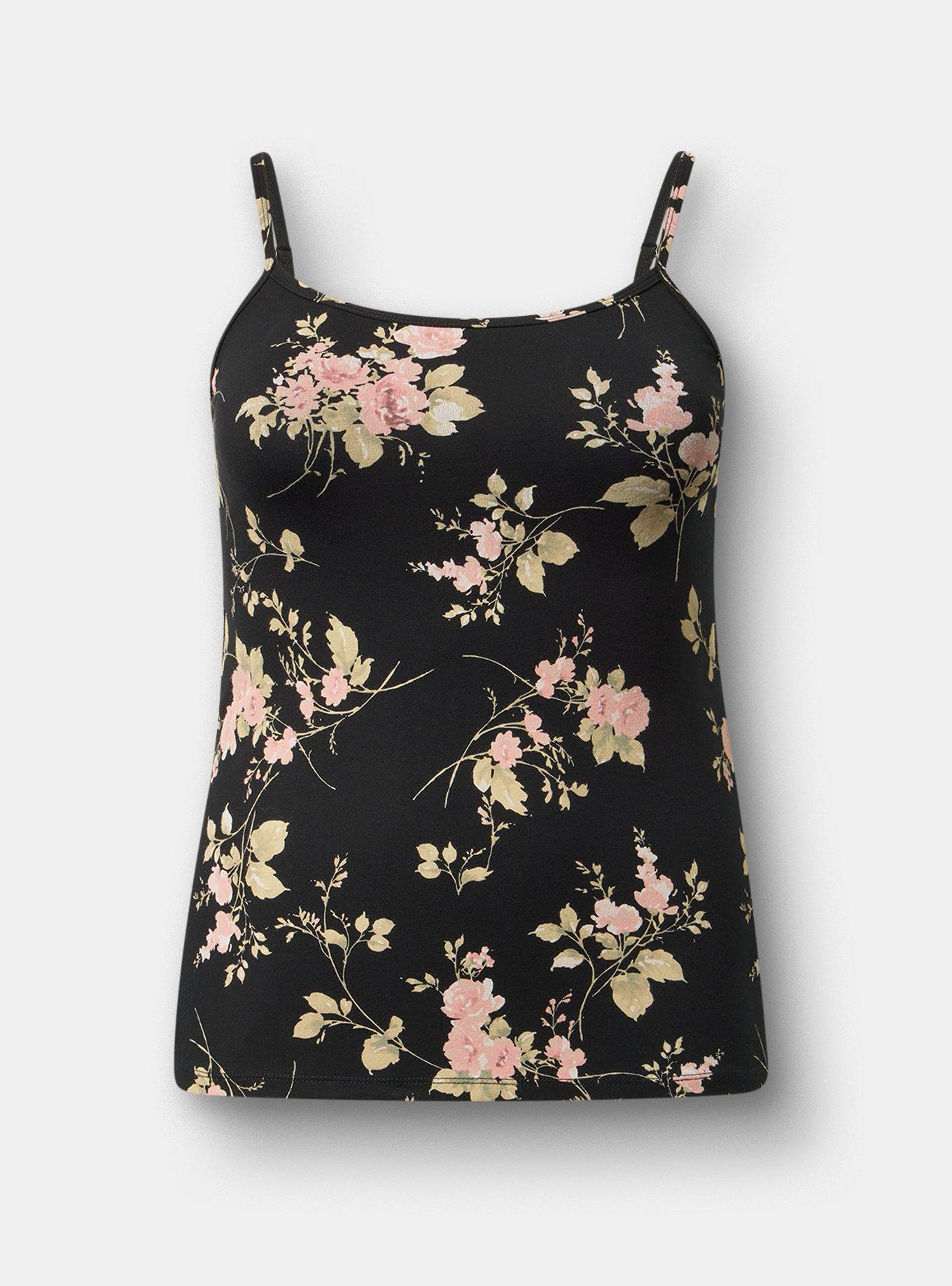Foxy Cami, GRACE FLORAL BLACK, hi-res