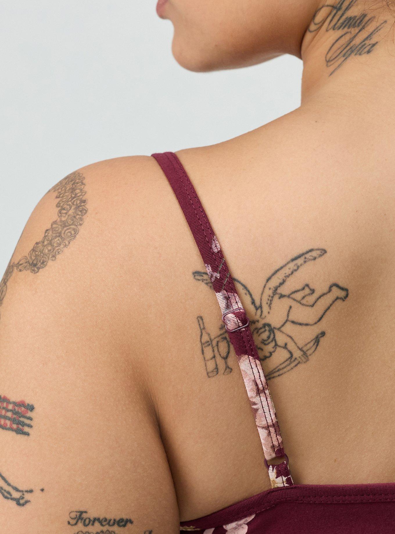 Foxy Cami, FALL BOUQUET FLORAL BURGUNDY, alternate