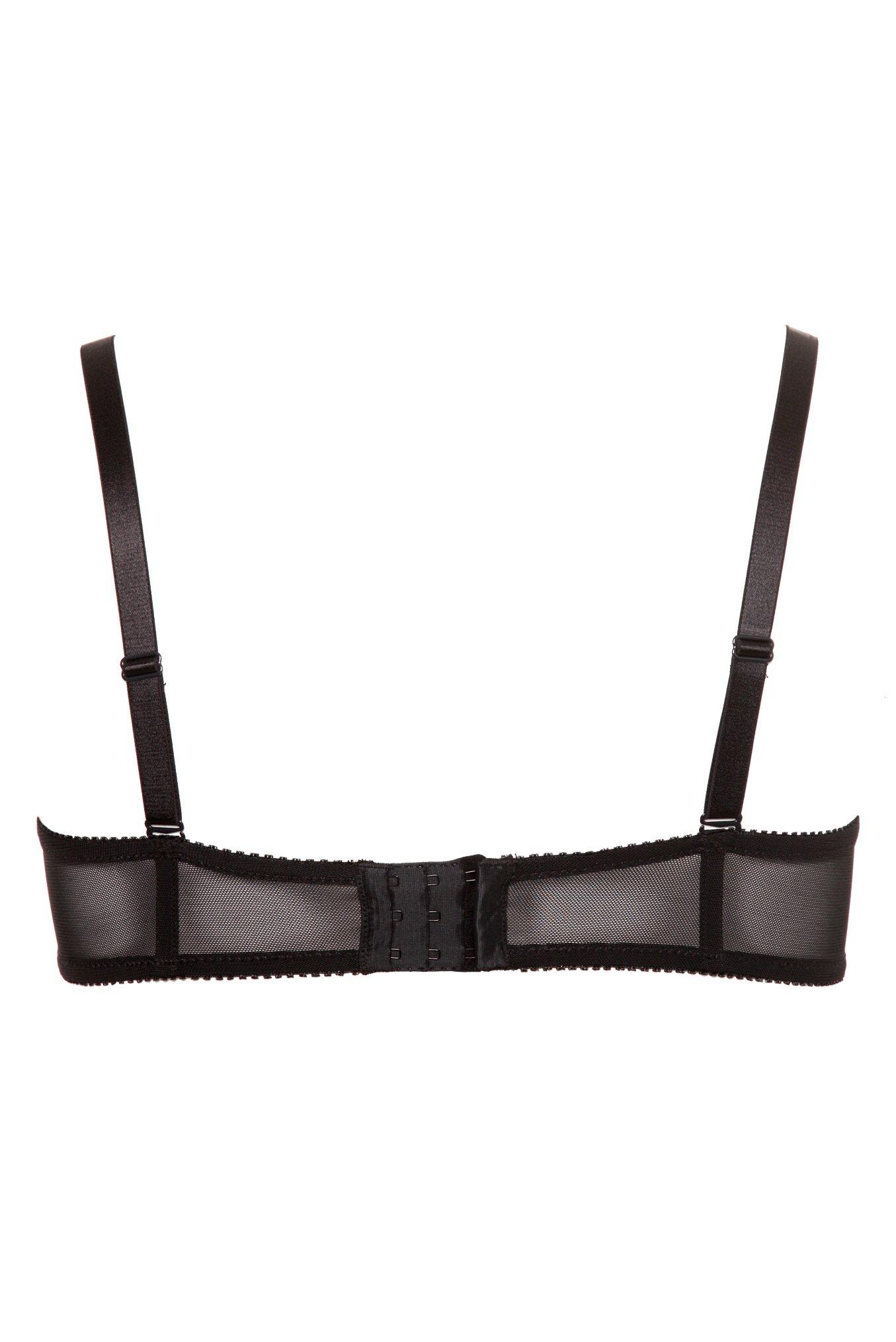 Black Multi-Way Strapless Bra, RICH BLACK, alternate